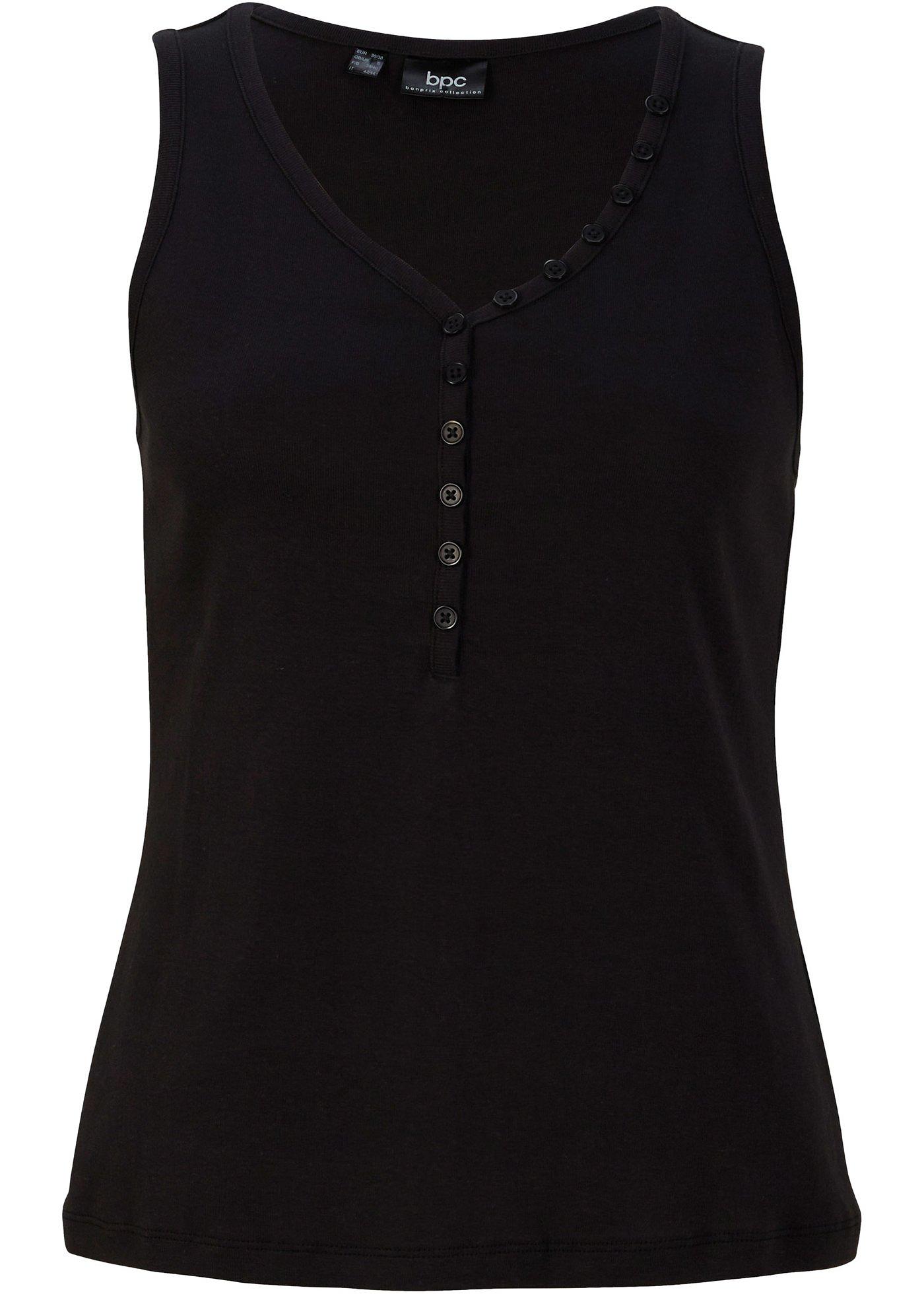 Top à patte de boutonnage