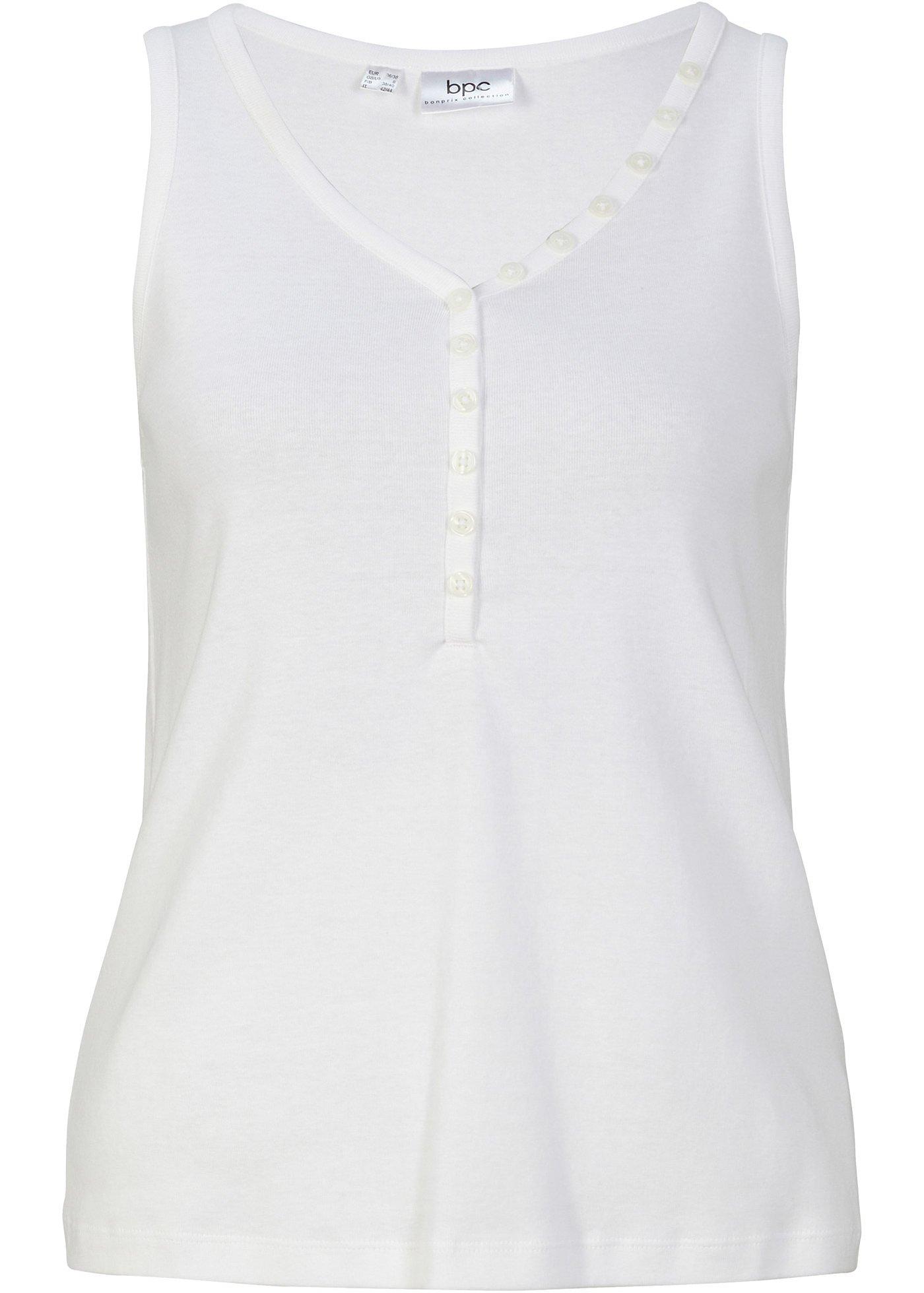 Top à patte de boutonnage