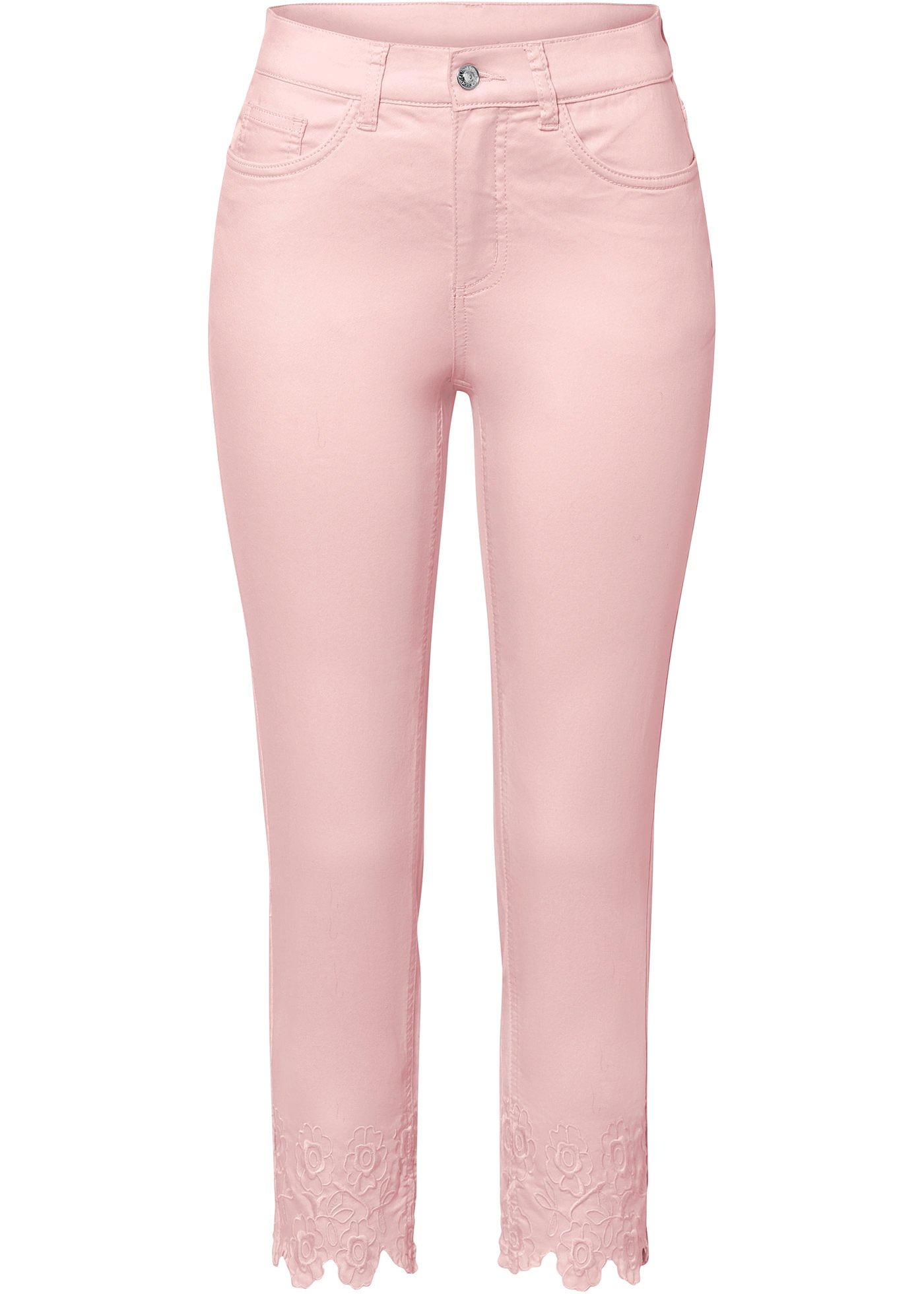 Pantalon extensible avec broderie