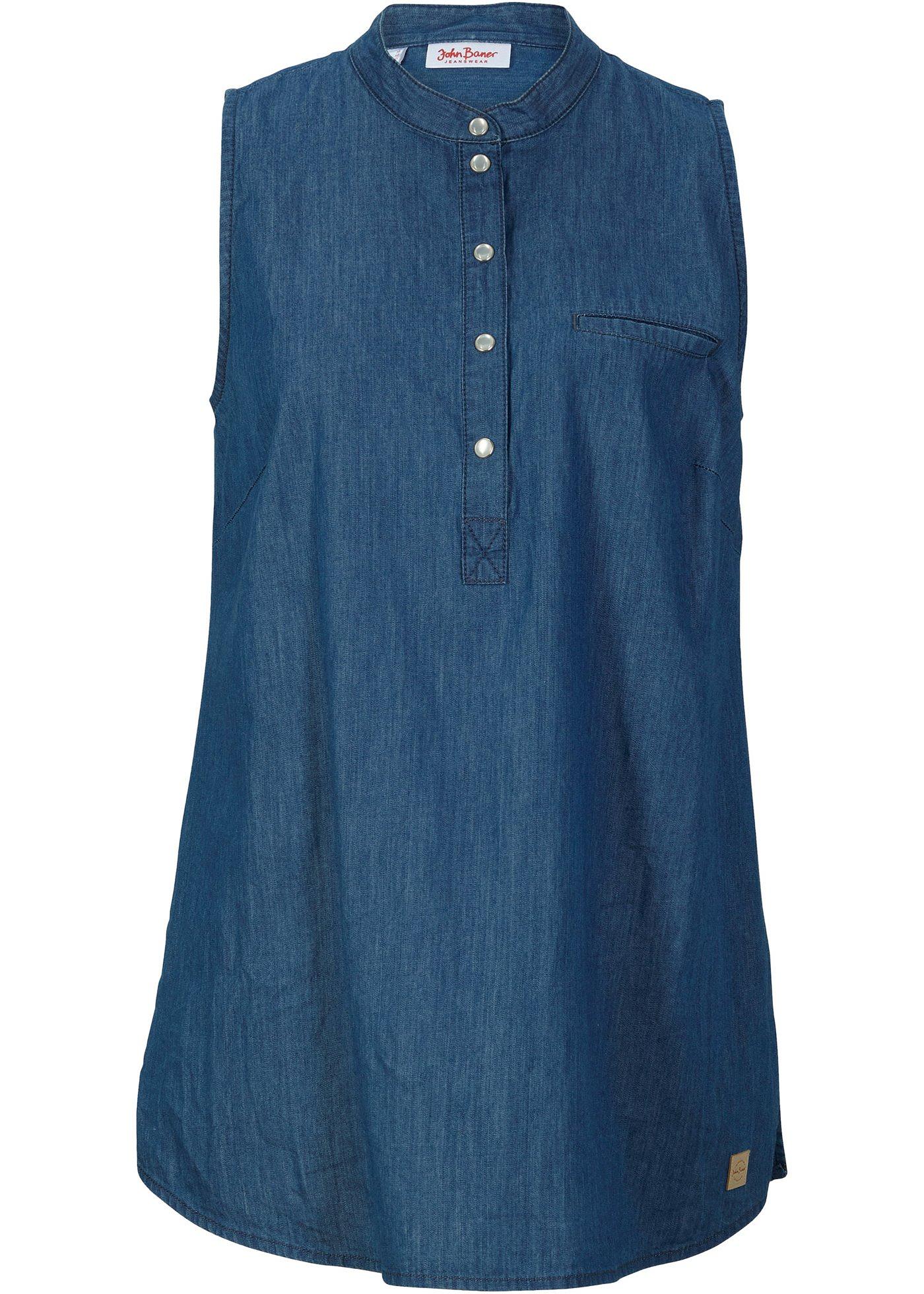 Blouse en jean sans manches