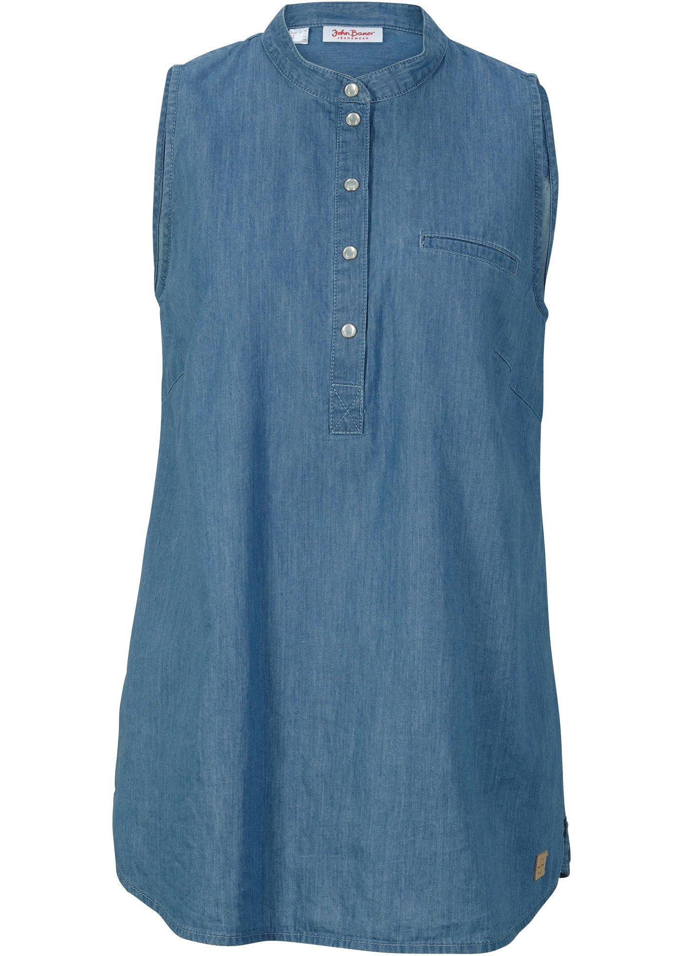 Blouse en jean sans manches