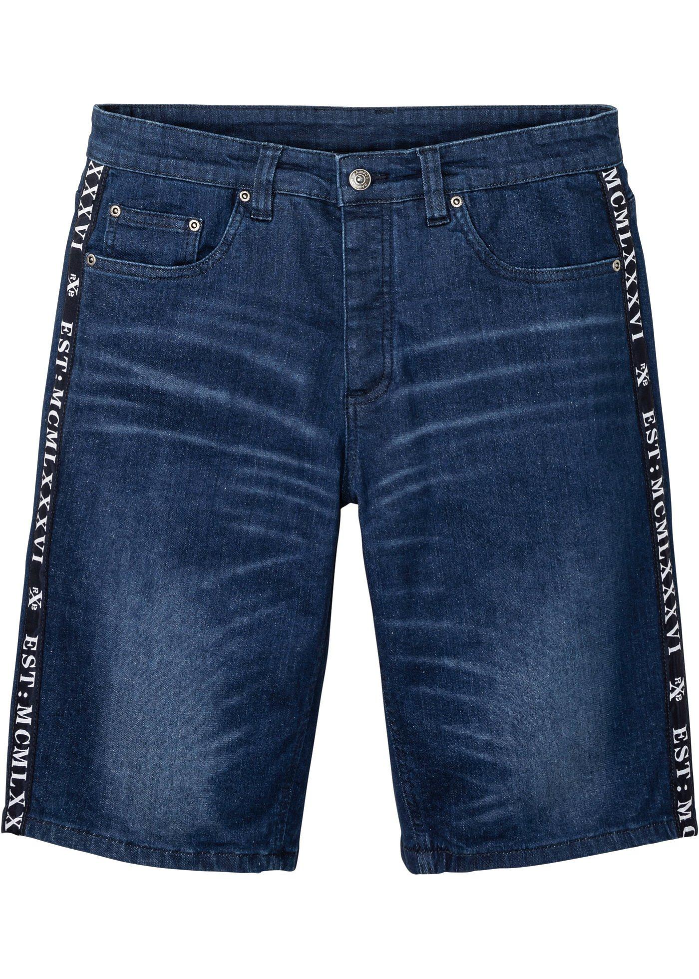 Bermuda en jean extensible, Slim Fit