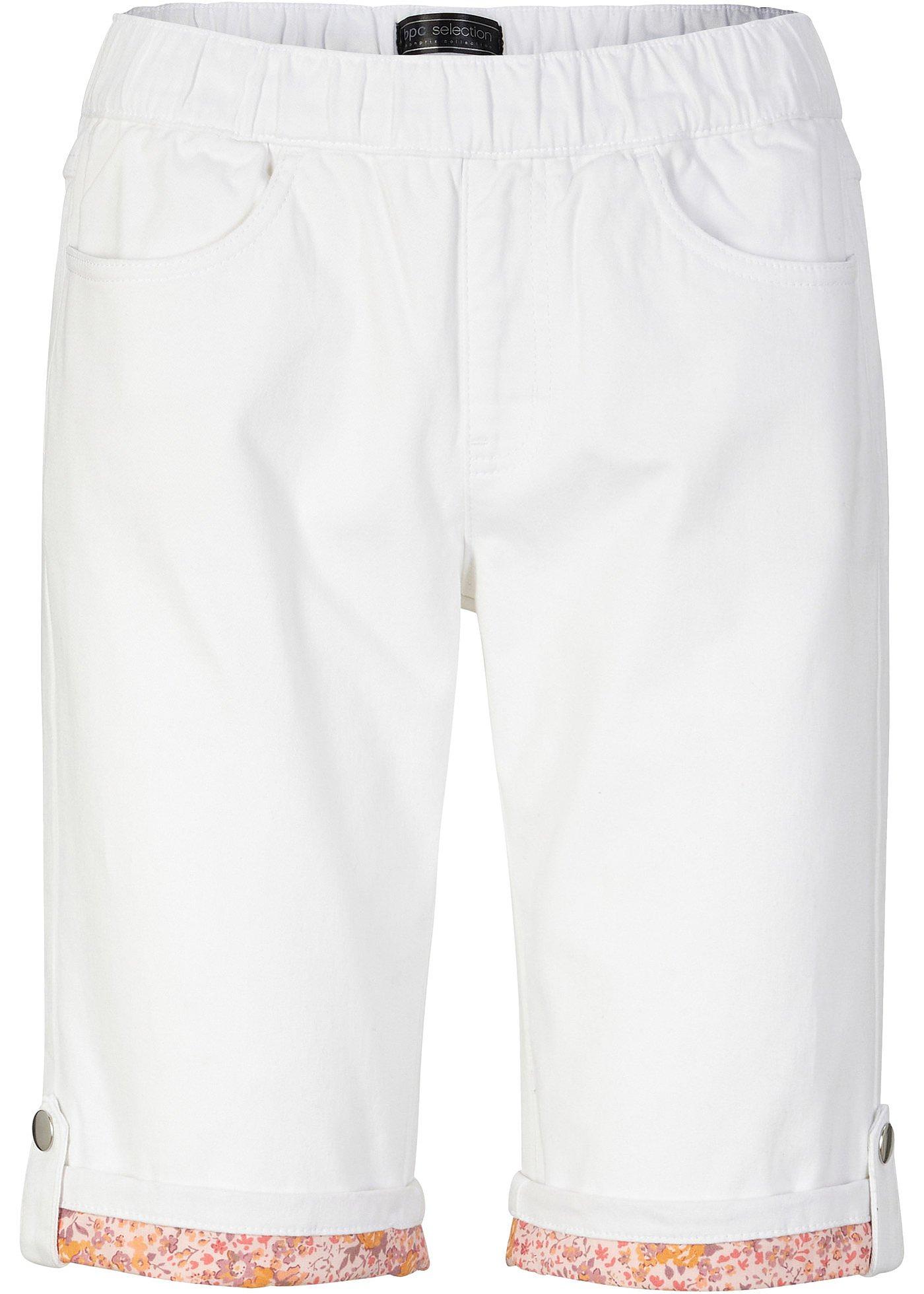 Bermuda avec revers coloré