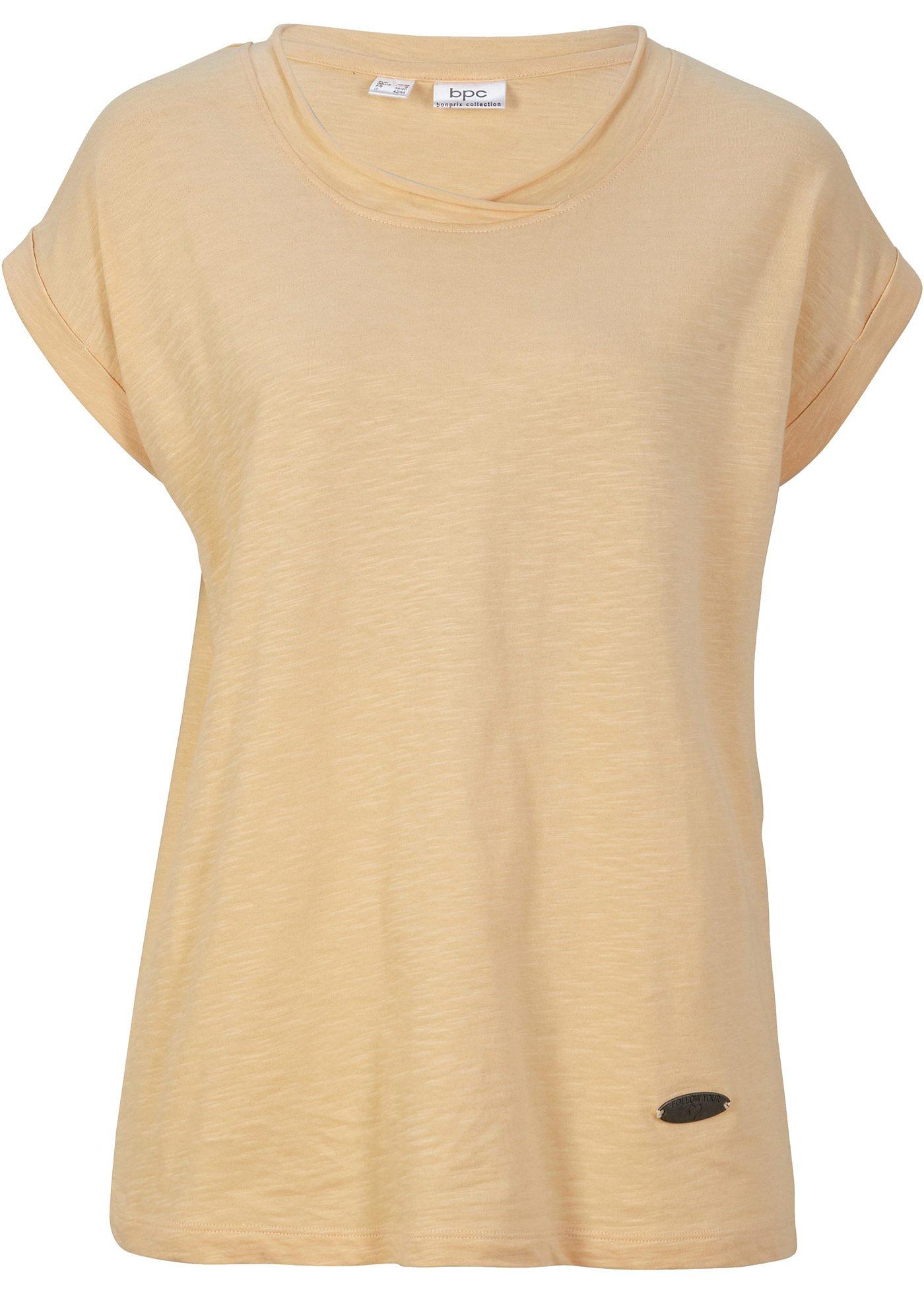 T-shirt coton avec manches papillon