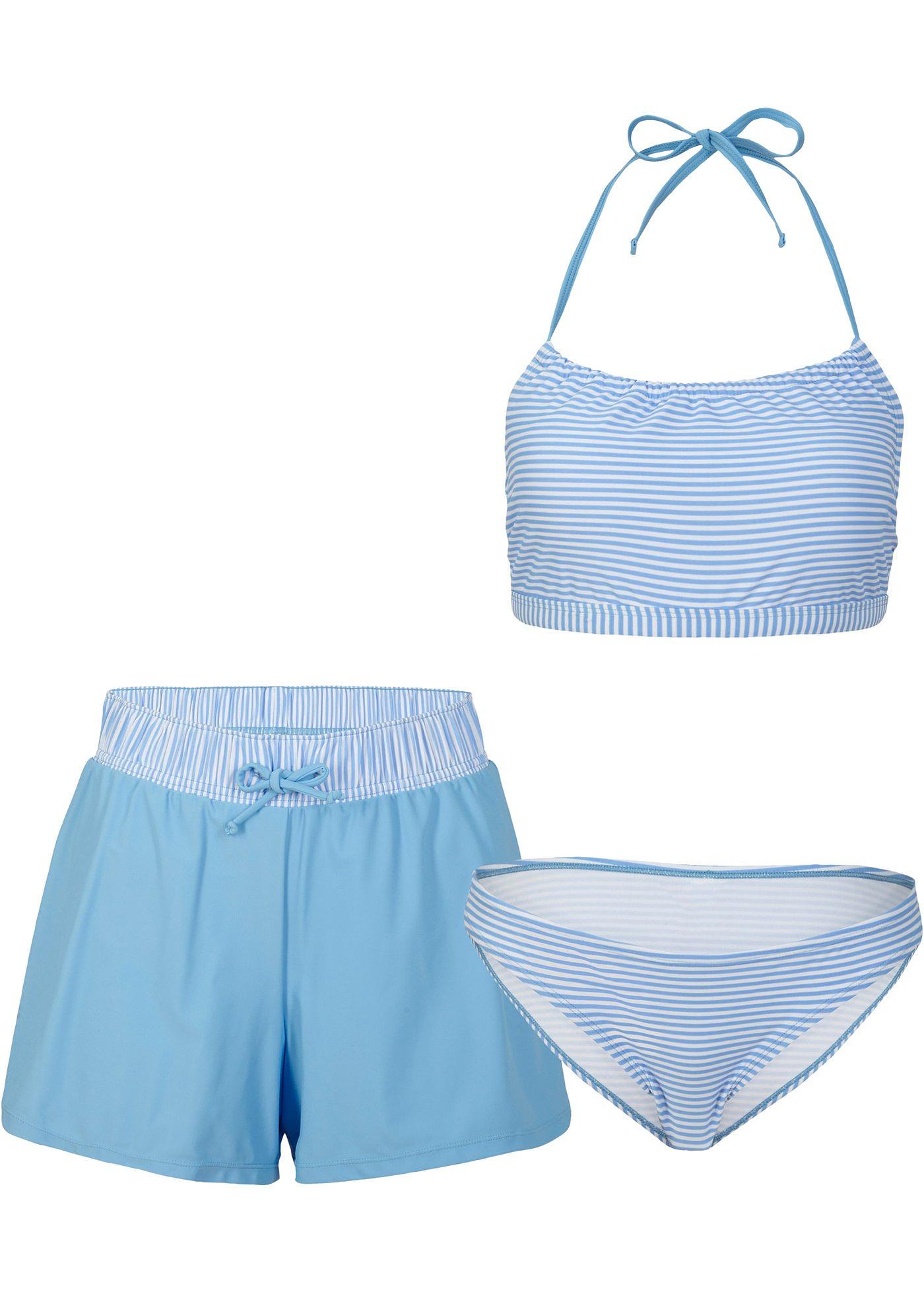 Bikini et bas de maillot (Ens. 3 pces.)