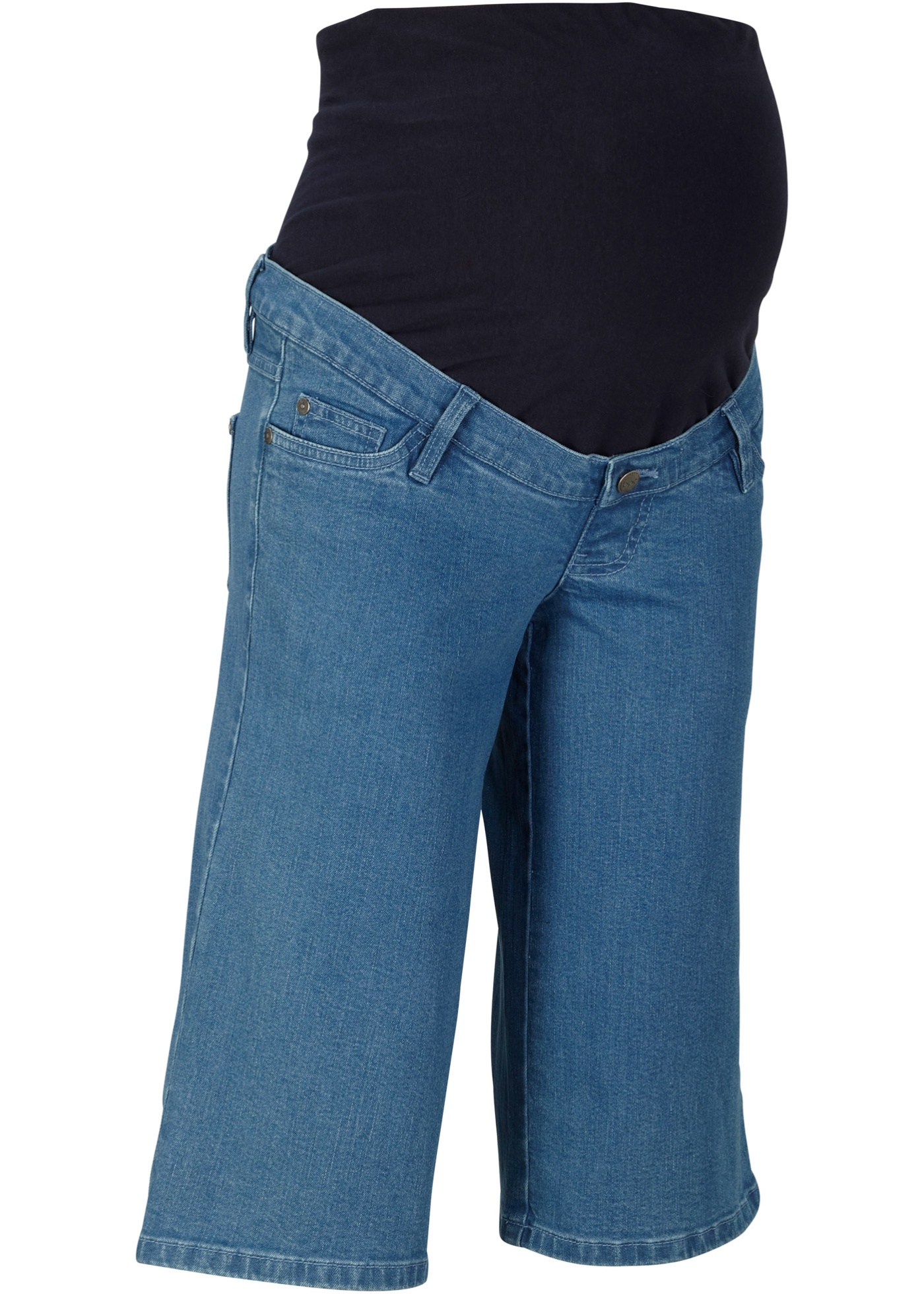 bermuda en jean de grossesse confortable