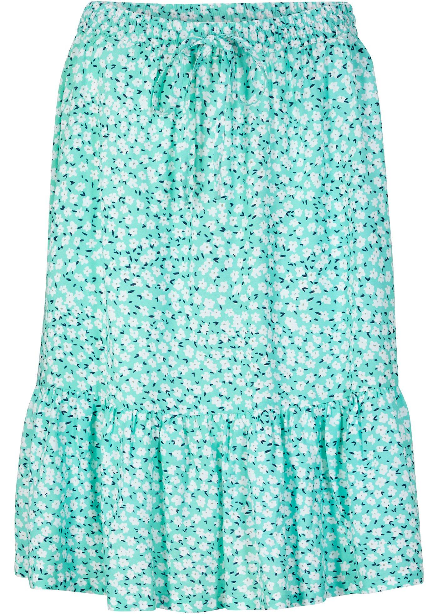 Jupe en viscose durable avec petit volant