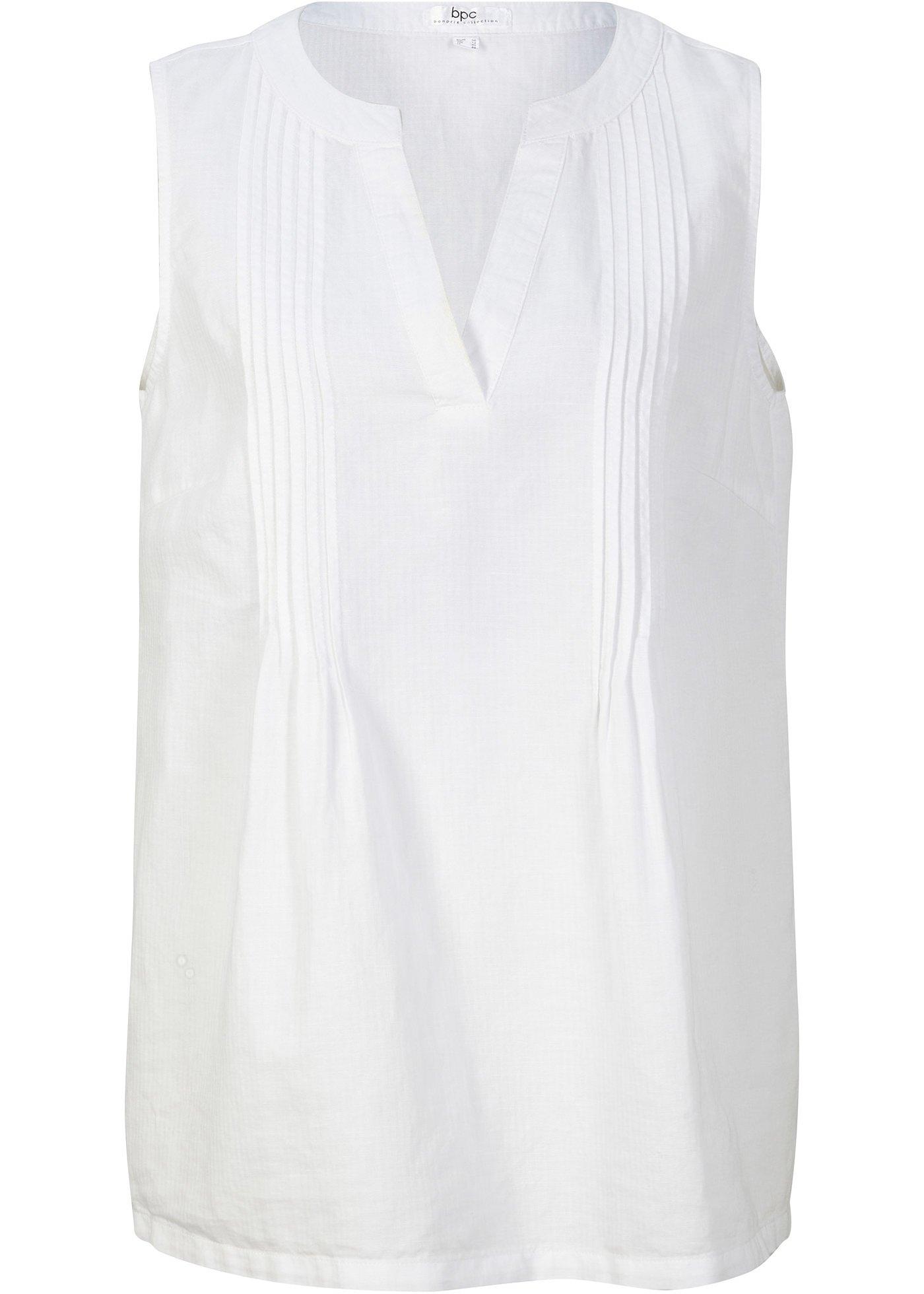 Chemisier avec plis religieuse en Hanfmix