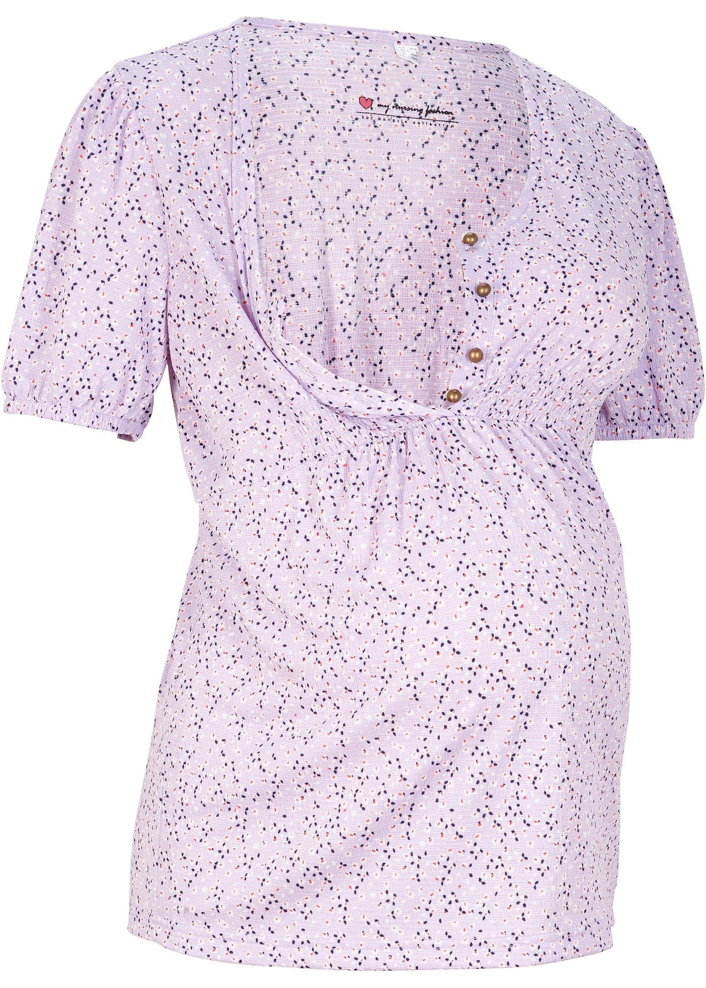 T-shirt de grossesse avec fonction allaitement avec smock