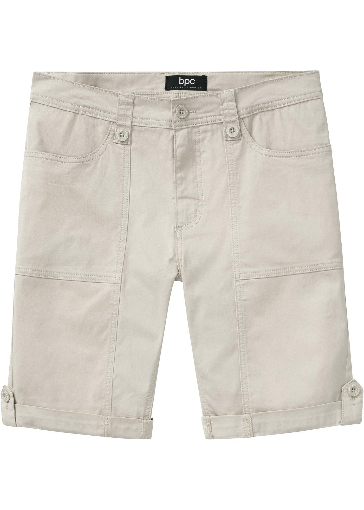 Bermuda extensible retroussable, Regular Fit