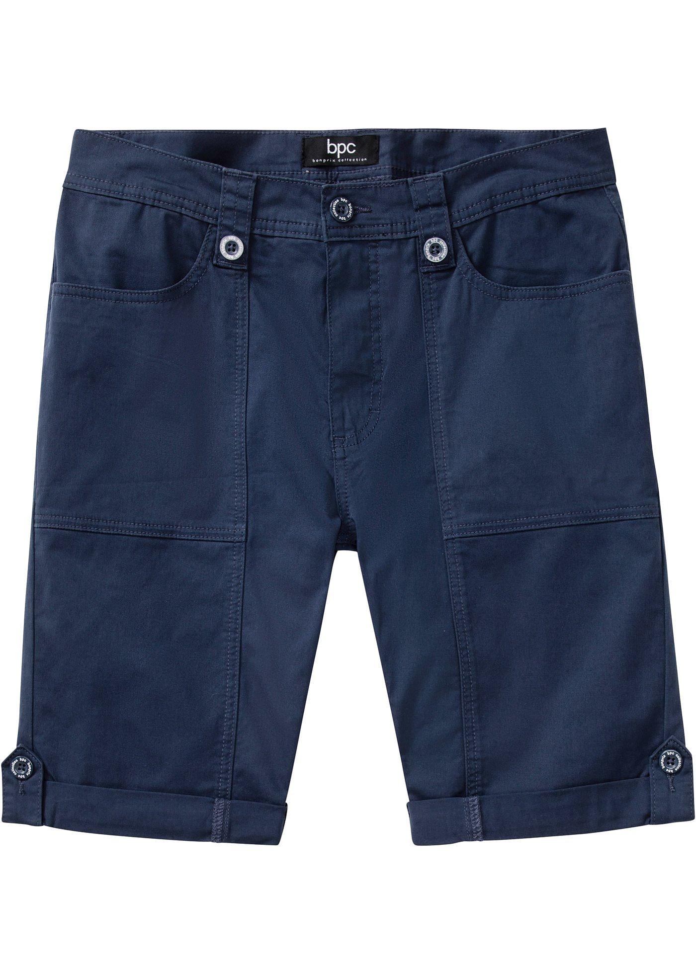 Bermuda extensible retroussable, Regular Fit