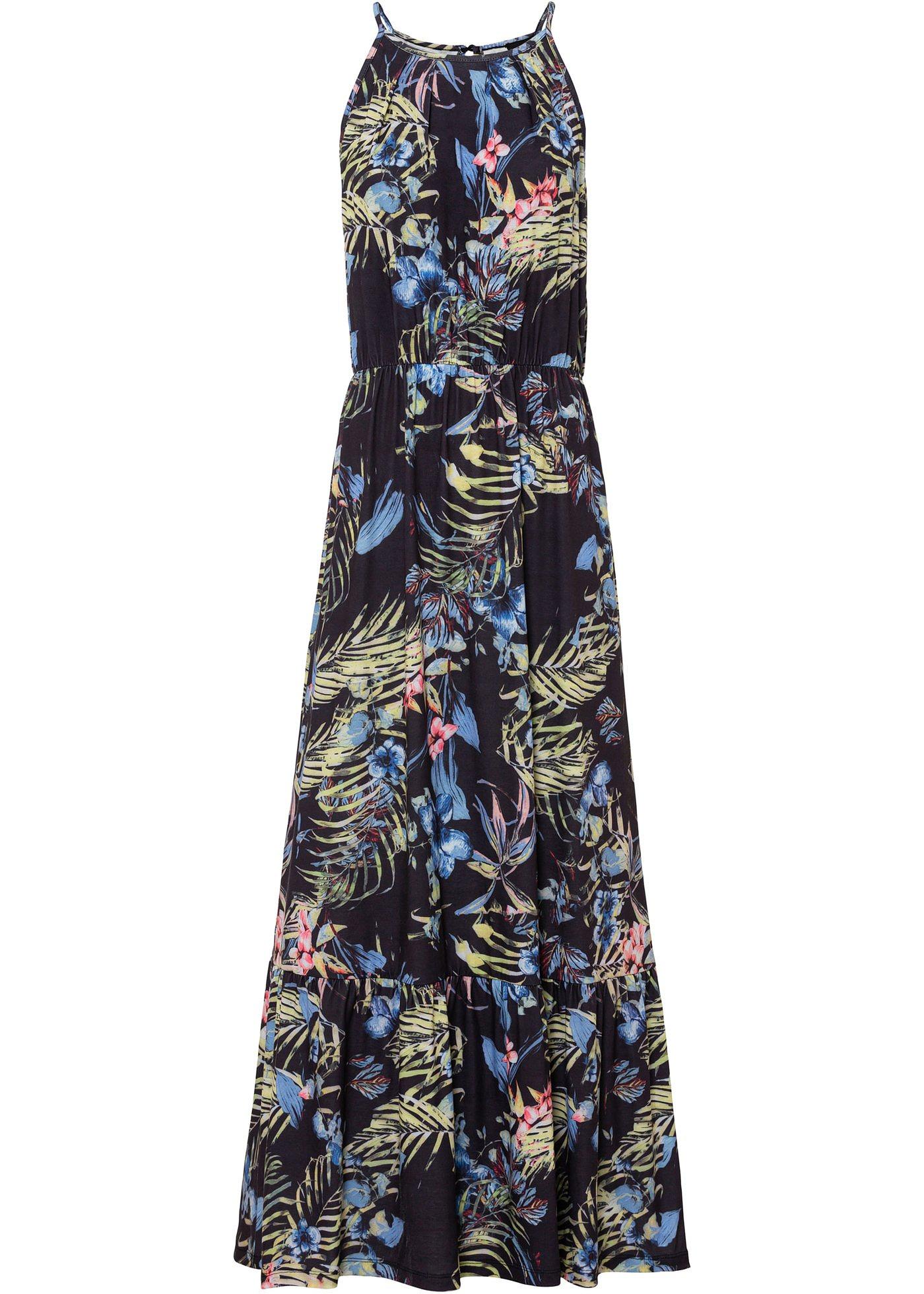 Robe longue imprimée