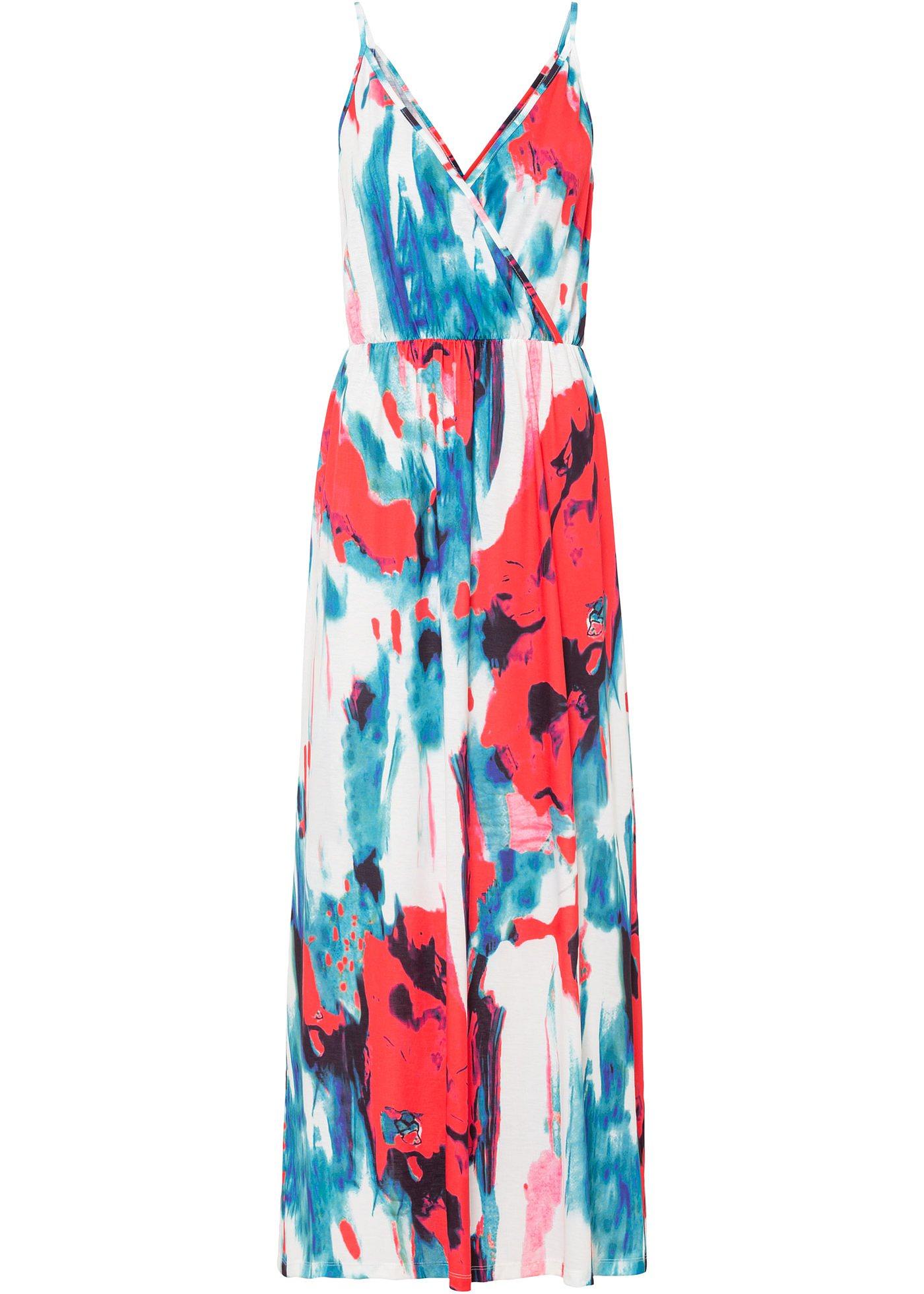 Robe longue imprimée