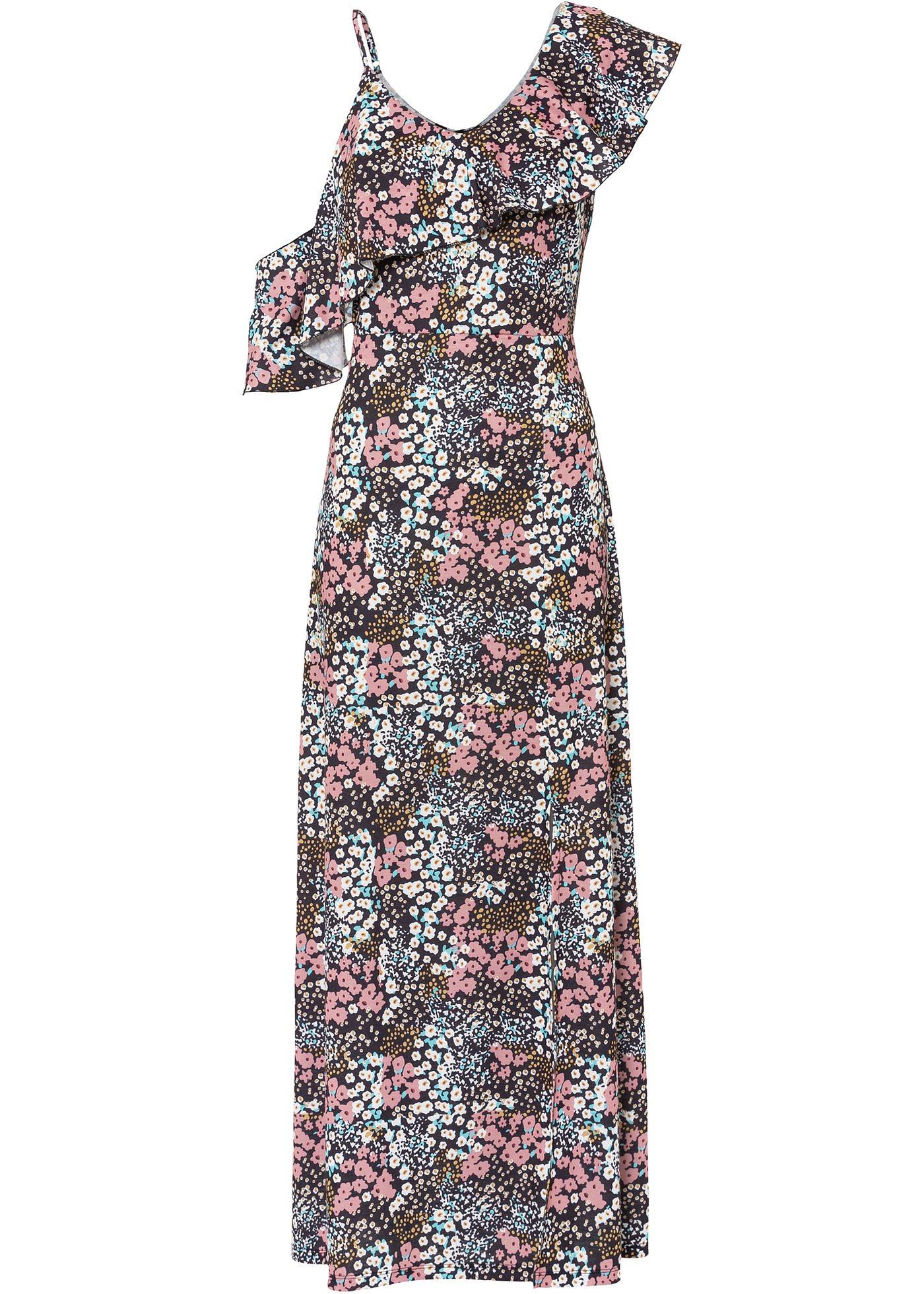 Robe longue imprimée