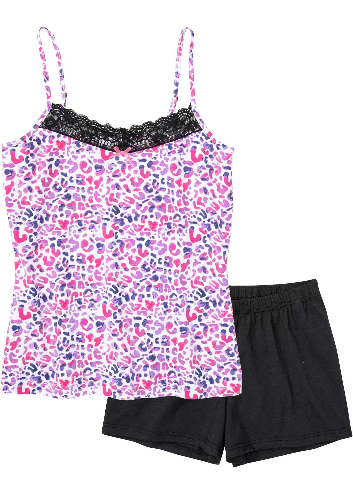 Pyjashort à bretelles spaghetti