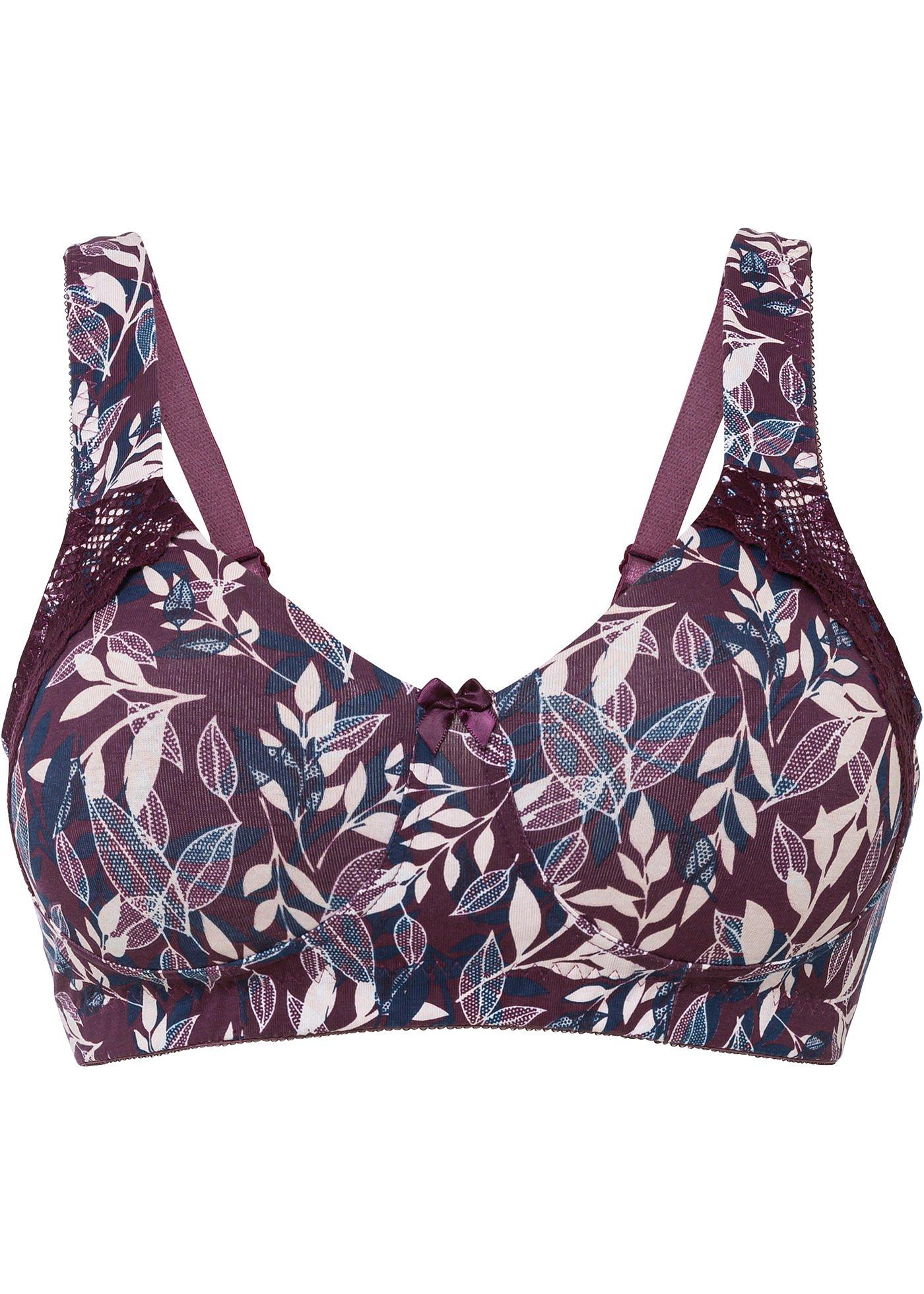 Soutien-gorge minimiseur sans armatures avec coton bio