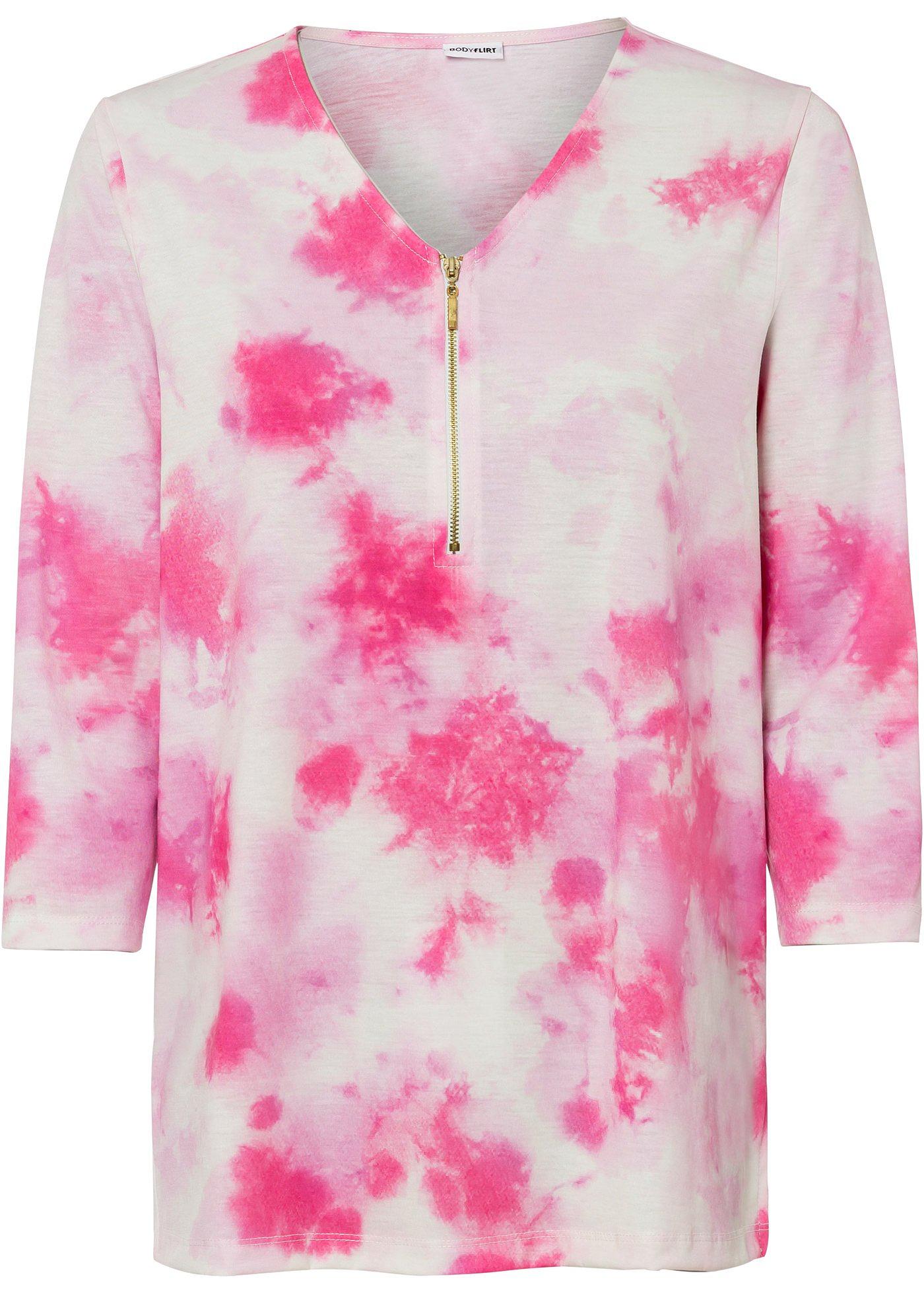 T-shirt à imprimé batik