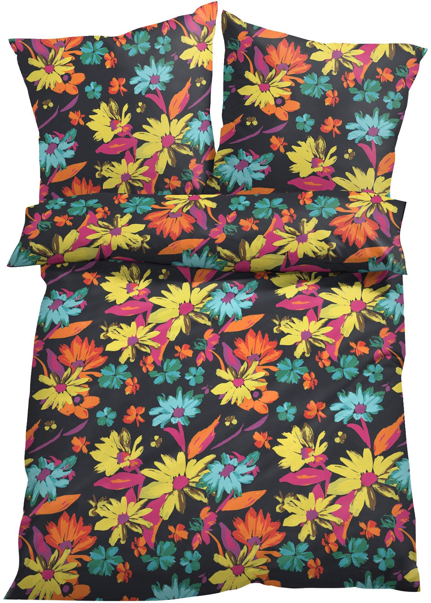 Parure de lit à fleurs