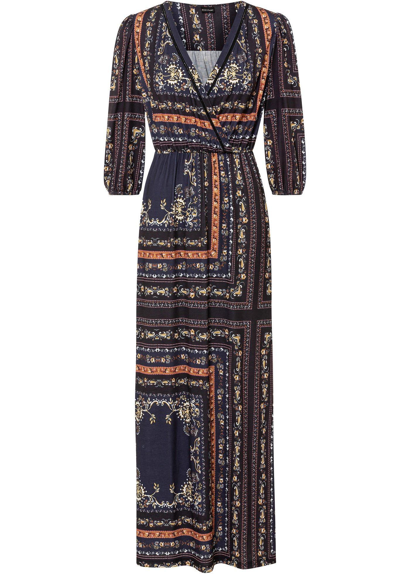 Robe longue imprimée