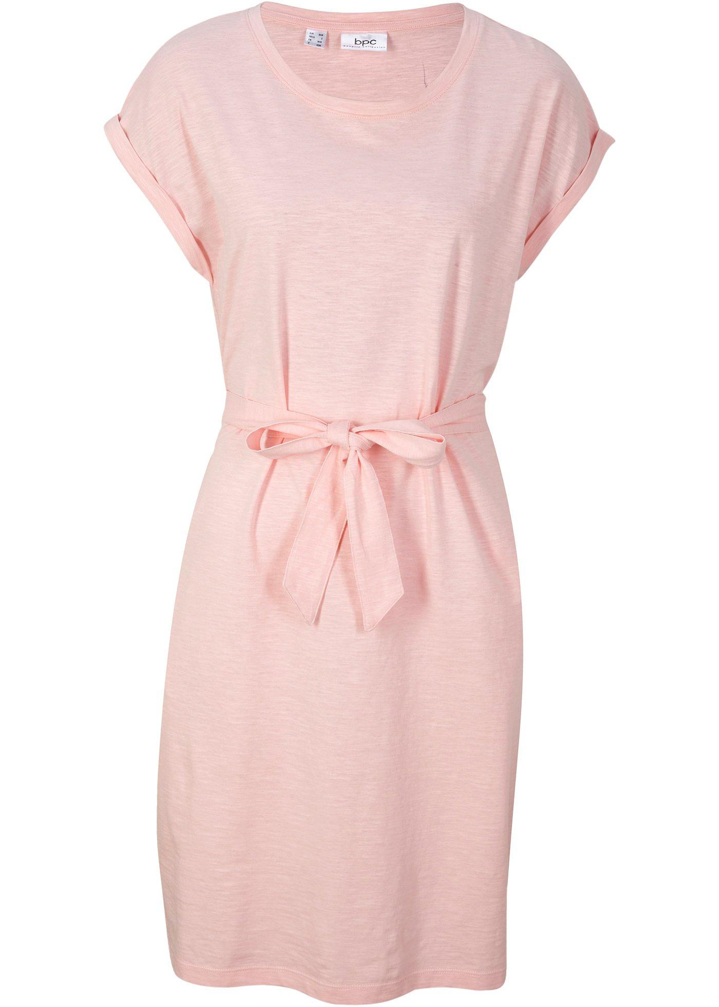 Robe T-shirt avec lien à nouer