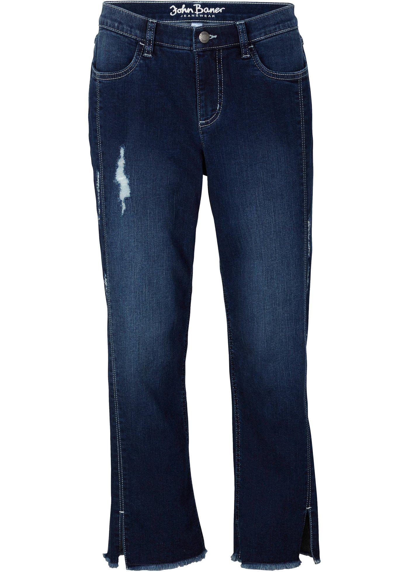Jean 3/4, confort stretch