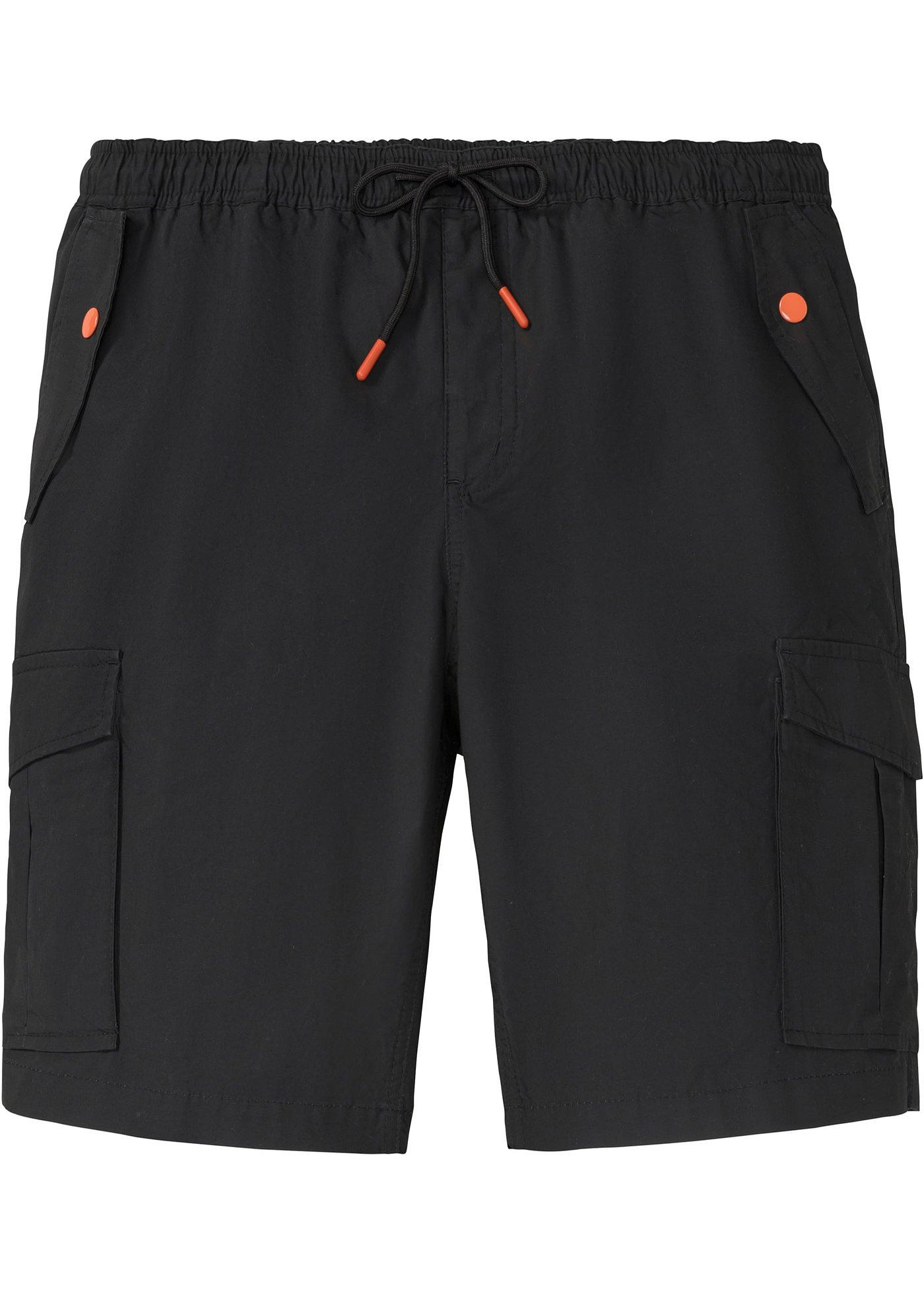 Bermuda cargo à taille extensible, Regular Fit