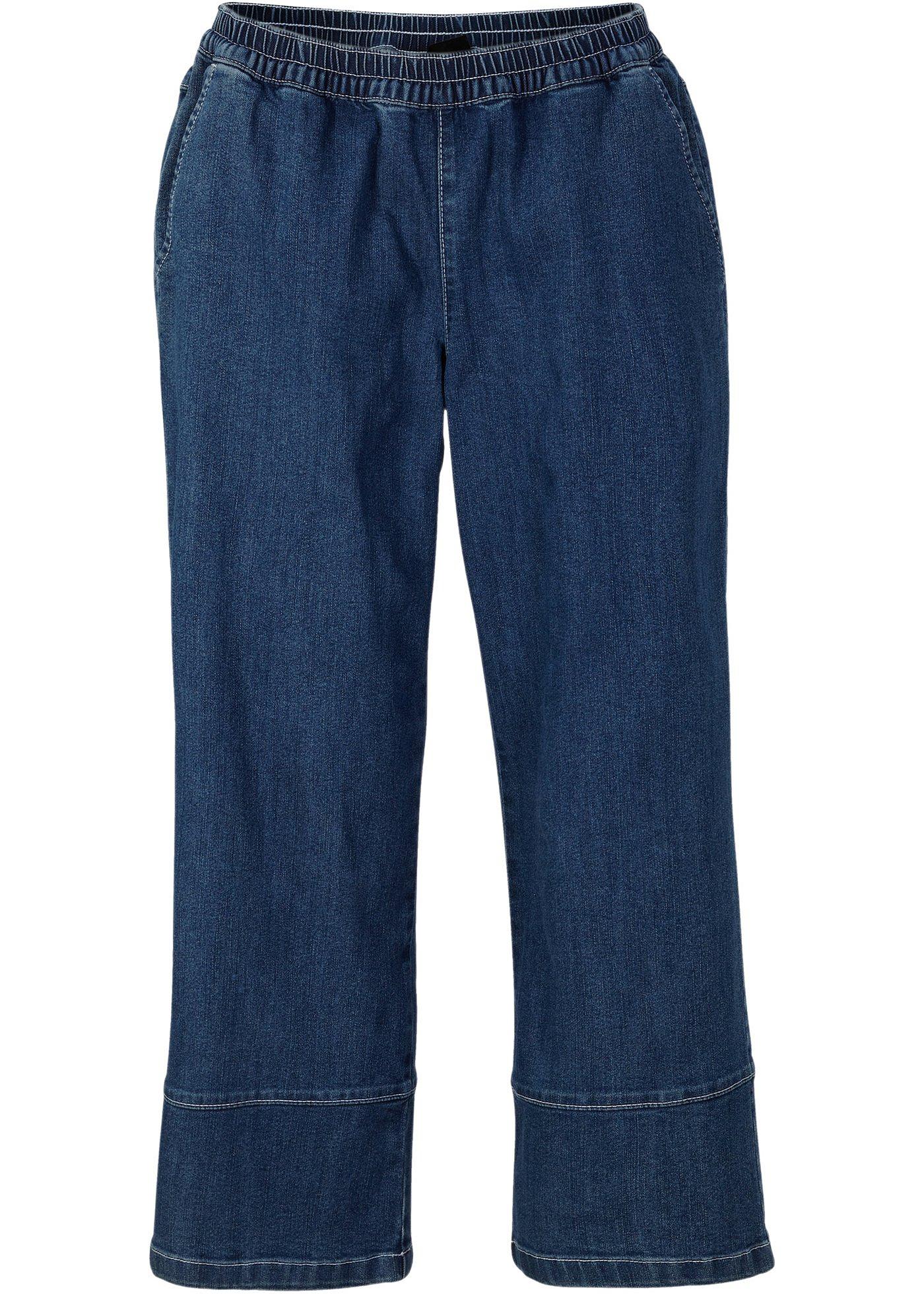 Jean 7/8 avec jambes larges