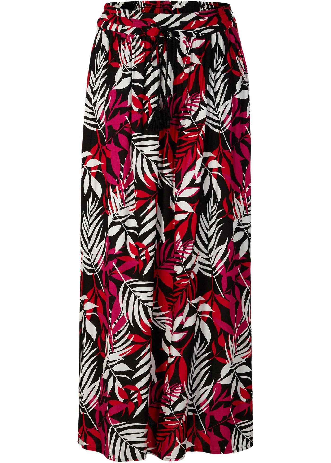 Jupe longue en viscose