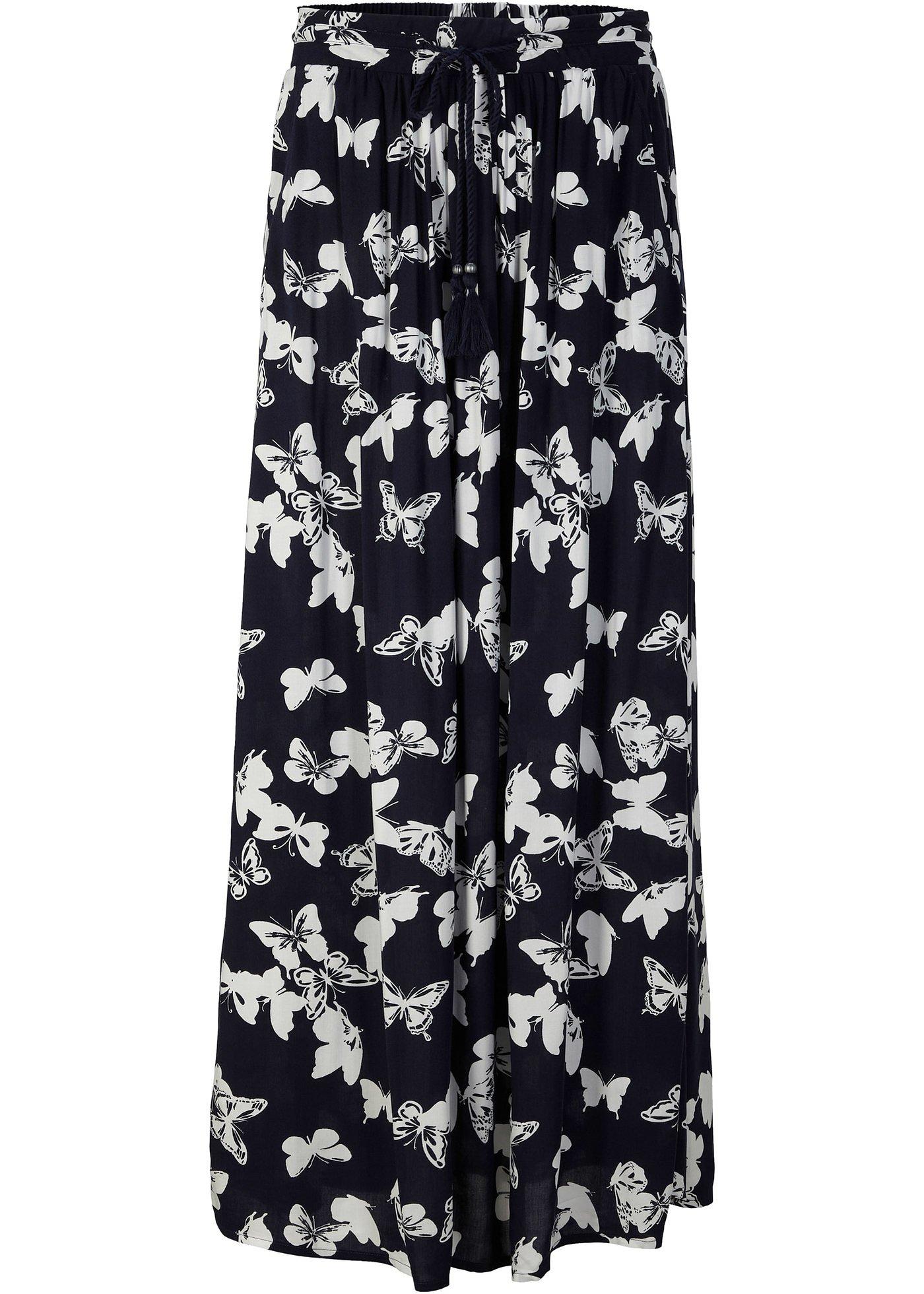 Jupe longue en viscose