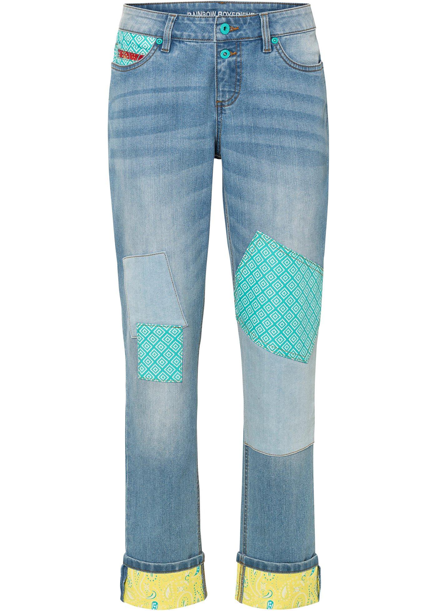 Jean Boyfriend patchwork