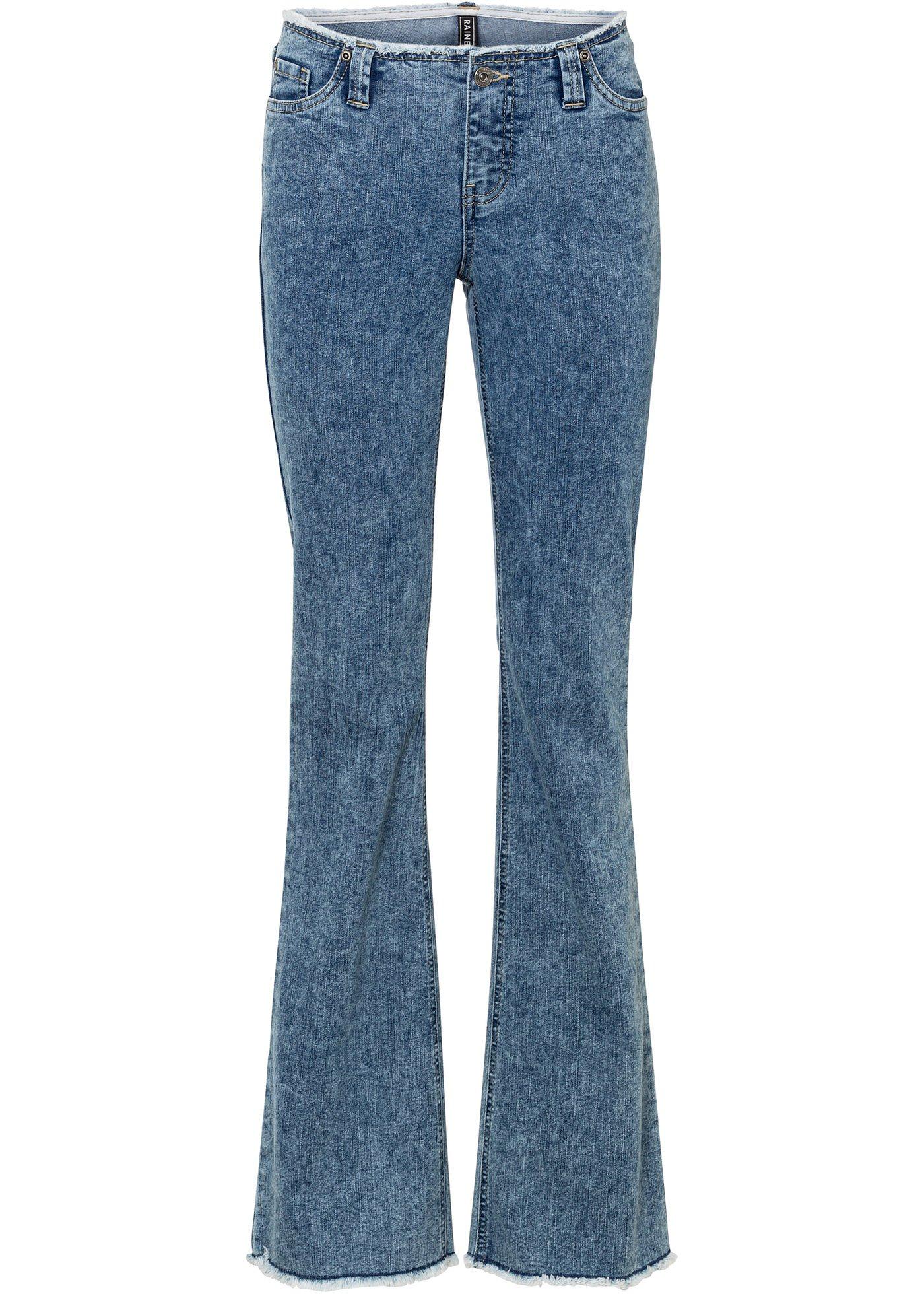 Jean évasé avec taille basse