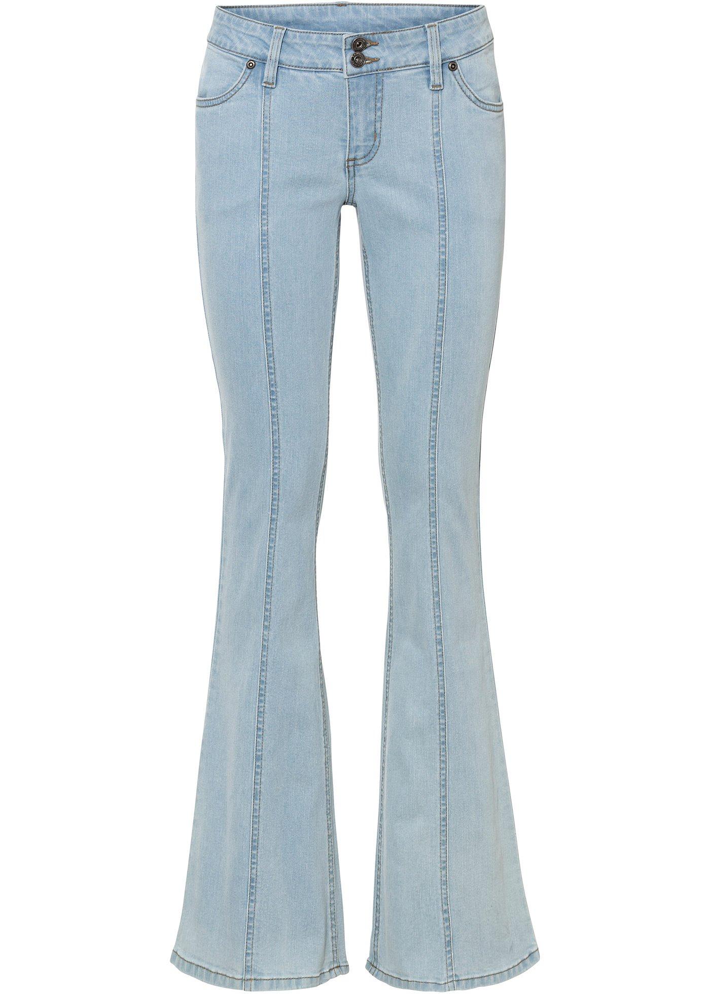 Jean évasé avec coutures d'empiècement avec Positive Denim #1 Fabric