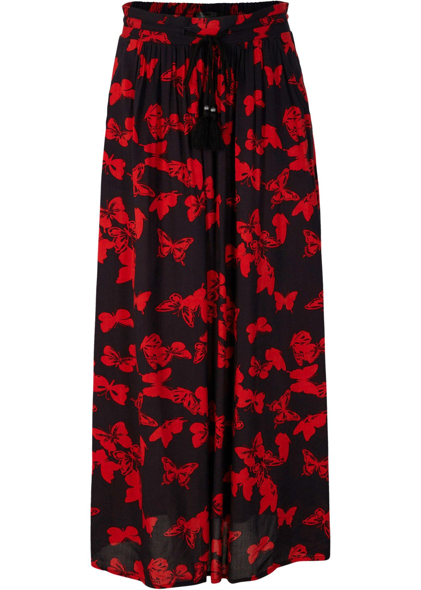 Jupe longue en viscose