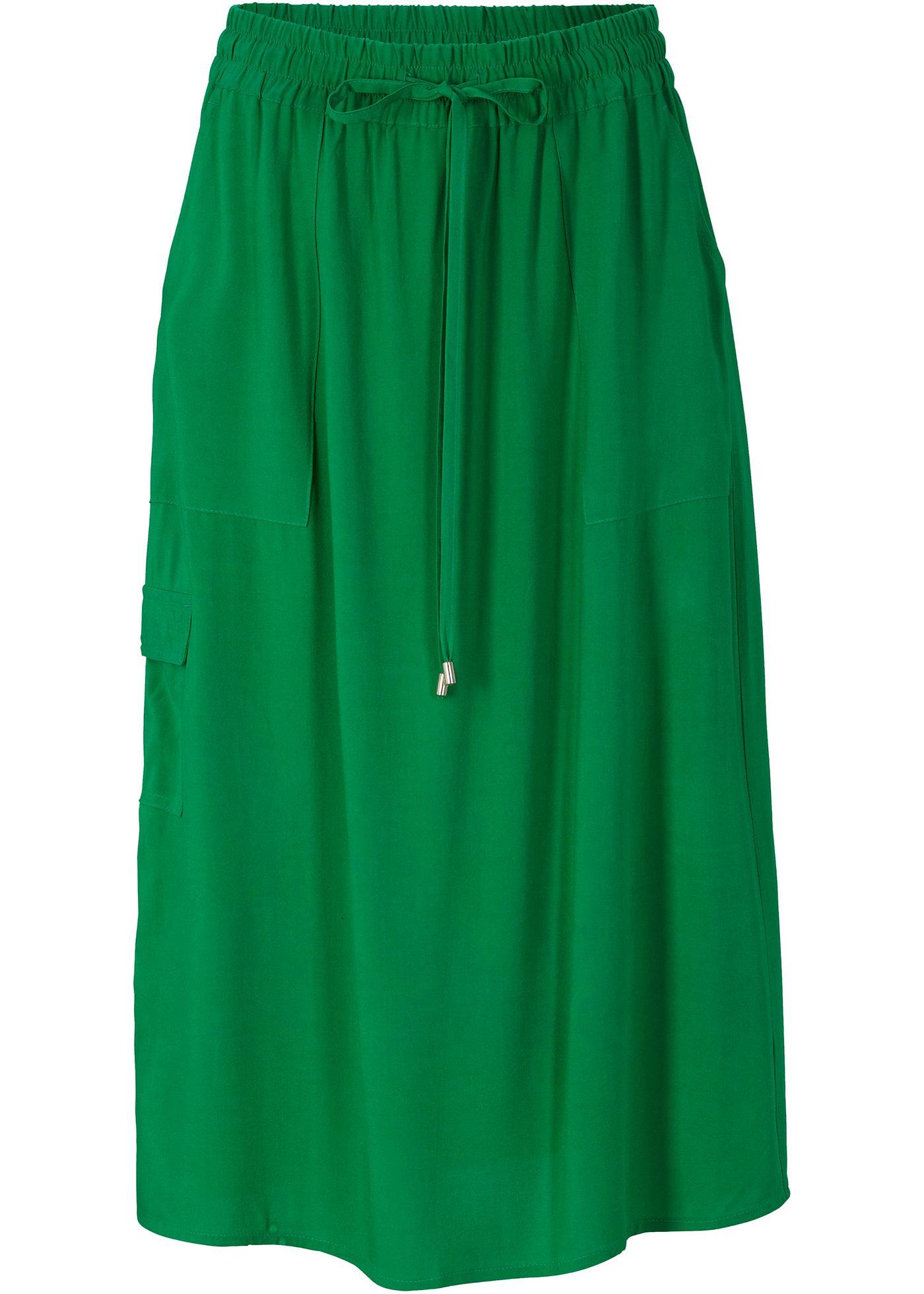 Jupe cargo en viscose