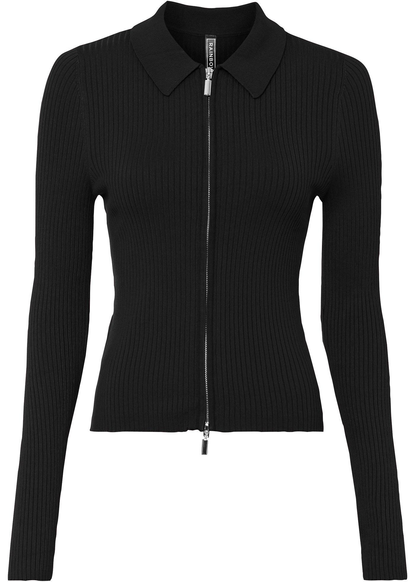 Gilet en maille côtelé avec viscose durable