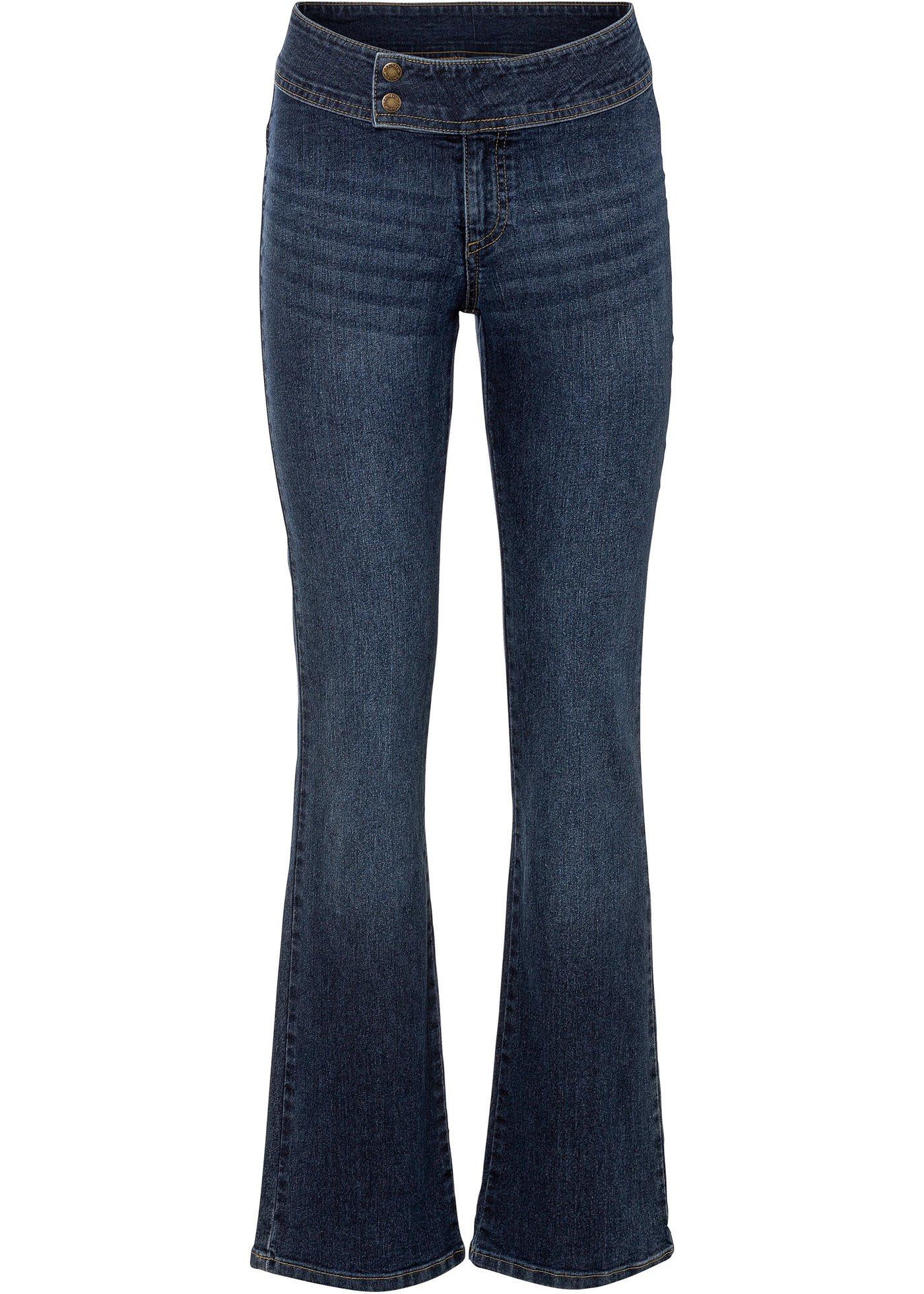 Jean évasé taille basse