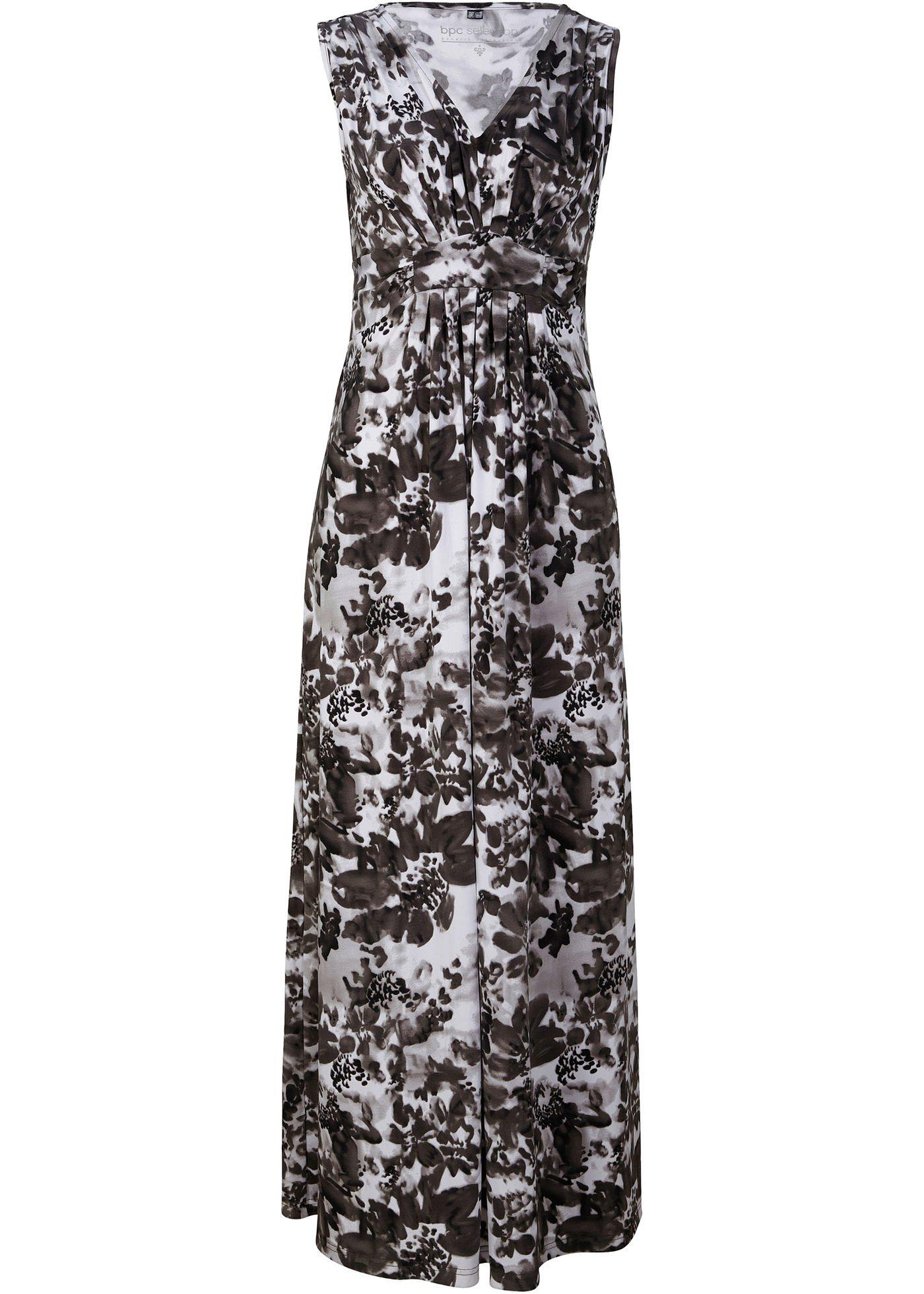 Robe longue en jersey