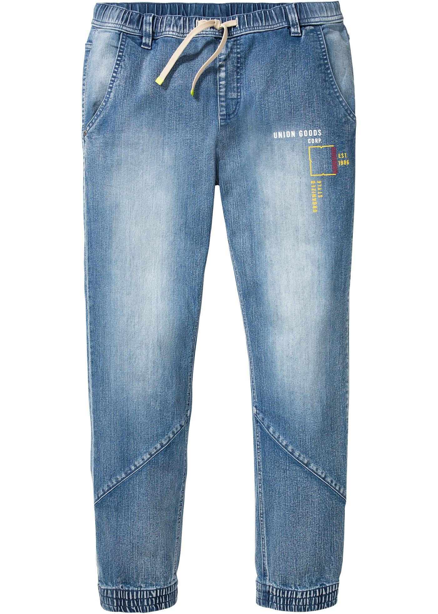 Jean taille extensible Regular Fit, Straight