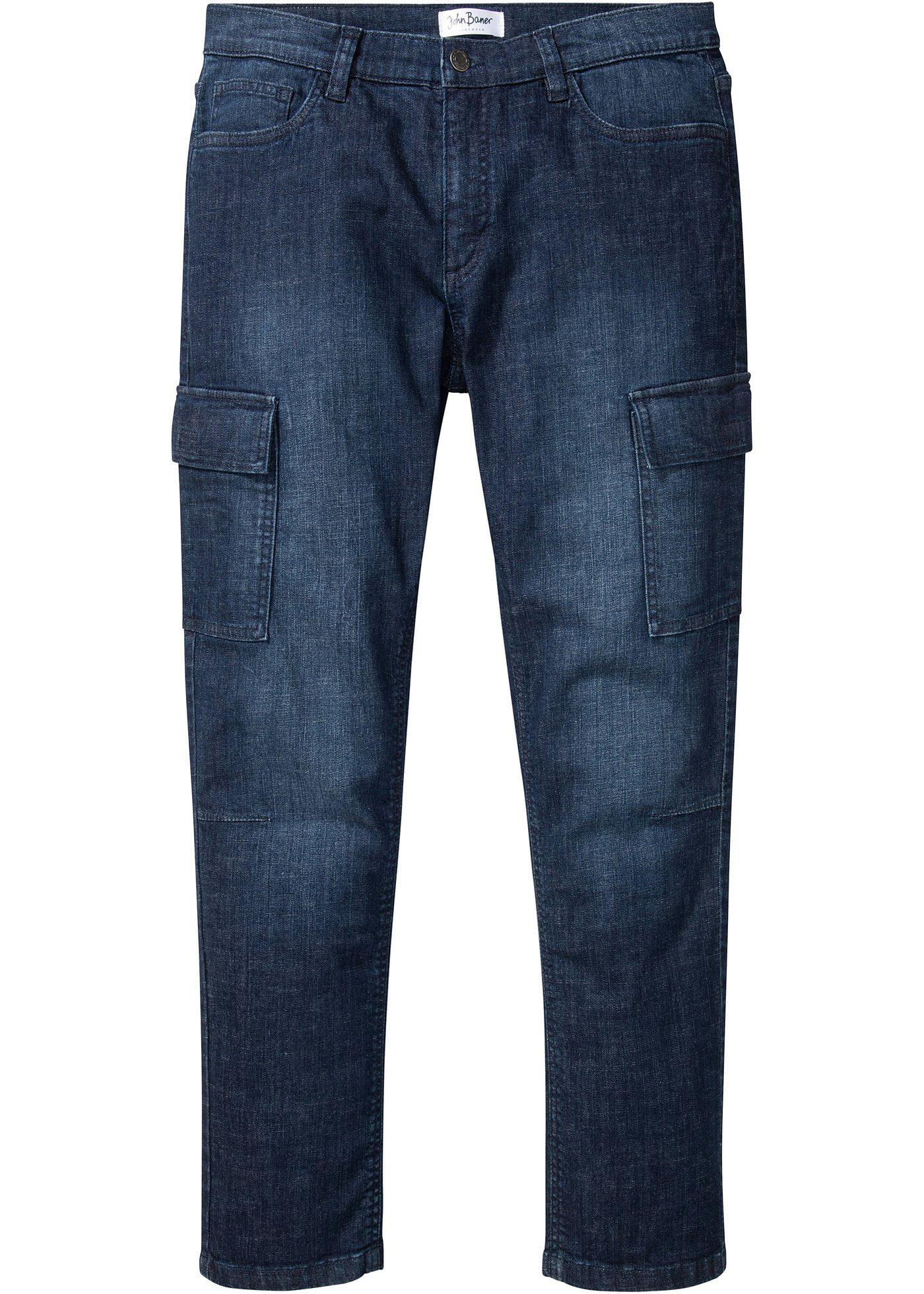 Jean extensible Cargo Regular Fit, Tapered