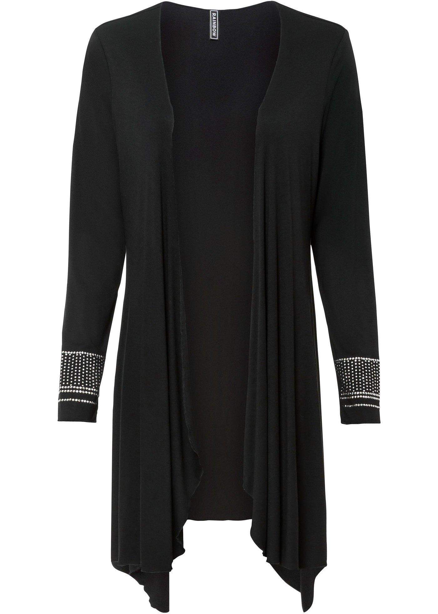 Gilet fluide avec éléments brillants, avec viscose durable