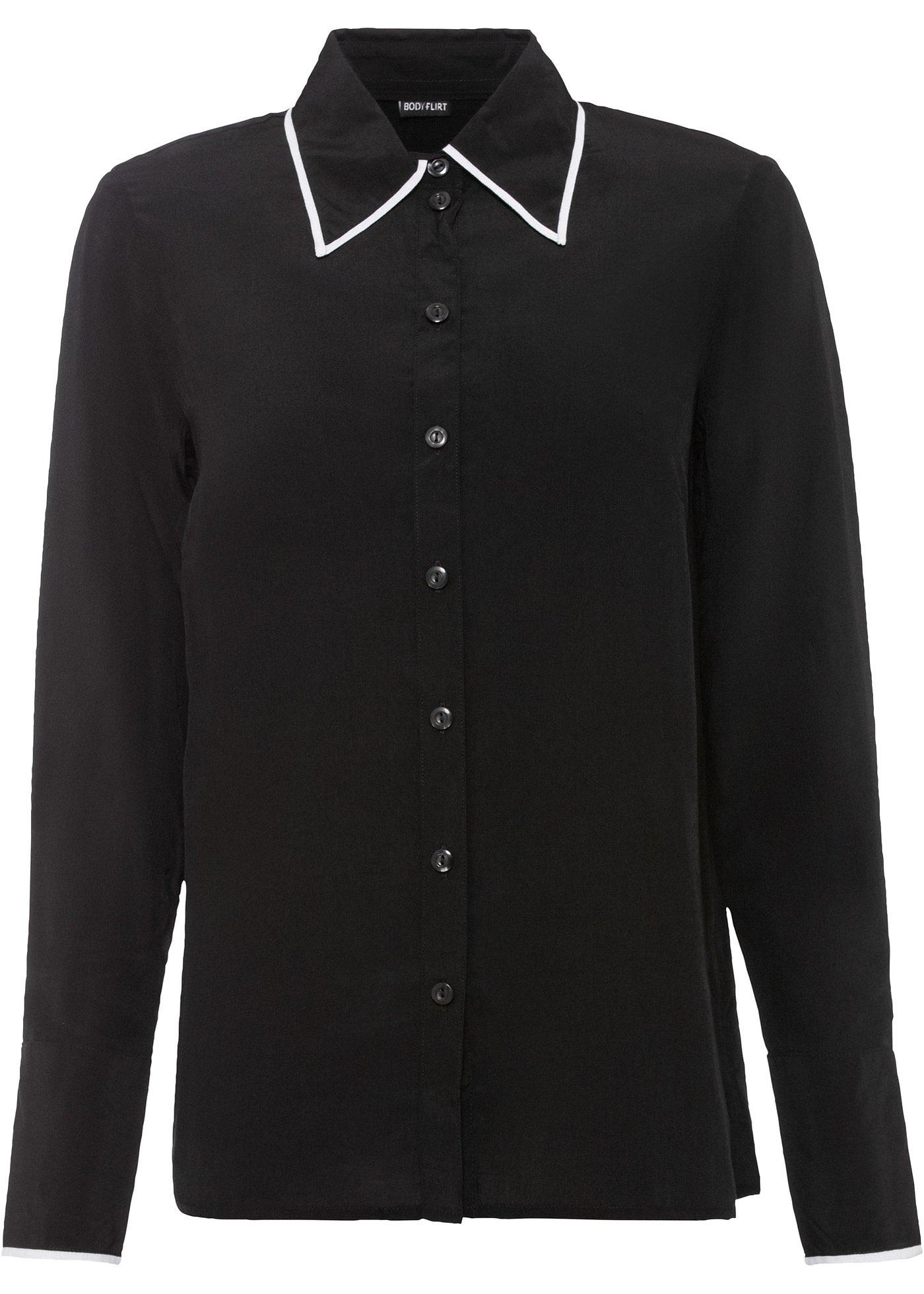 Chemisier avec détails contrastants