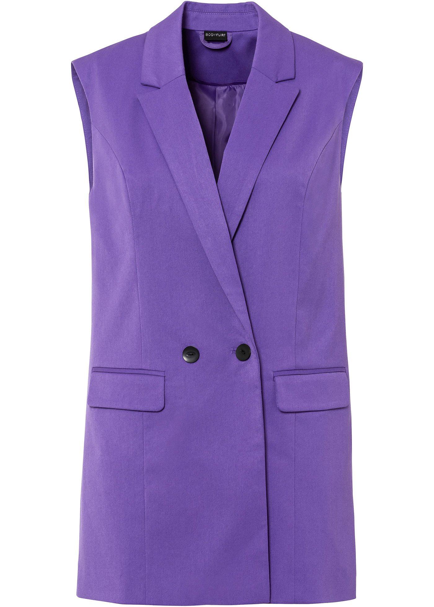 Blazer long sans manches