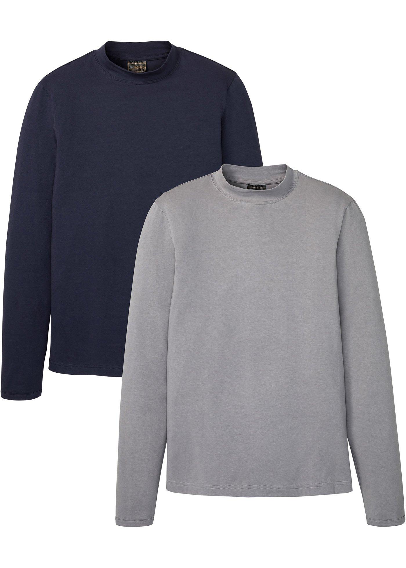 Lot de 2 T-shirts manches longues Slim Fit