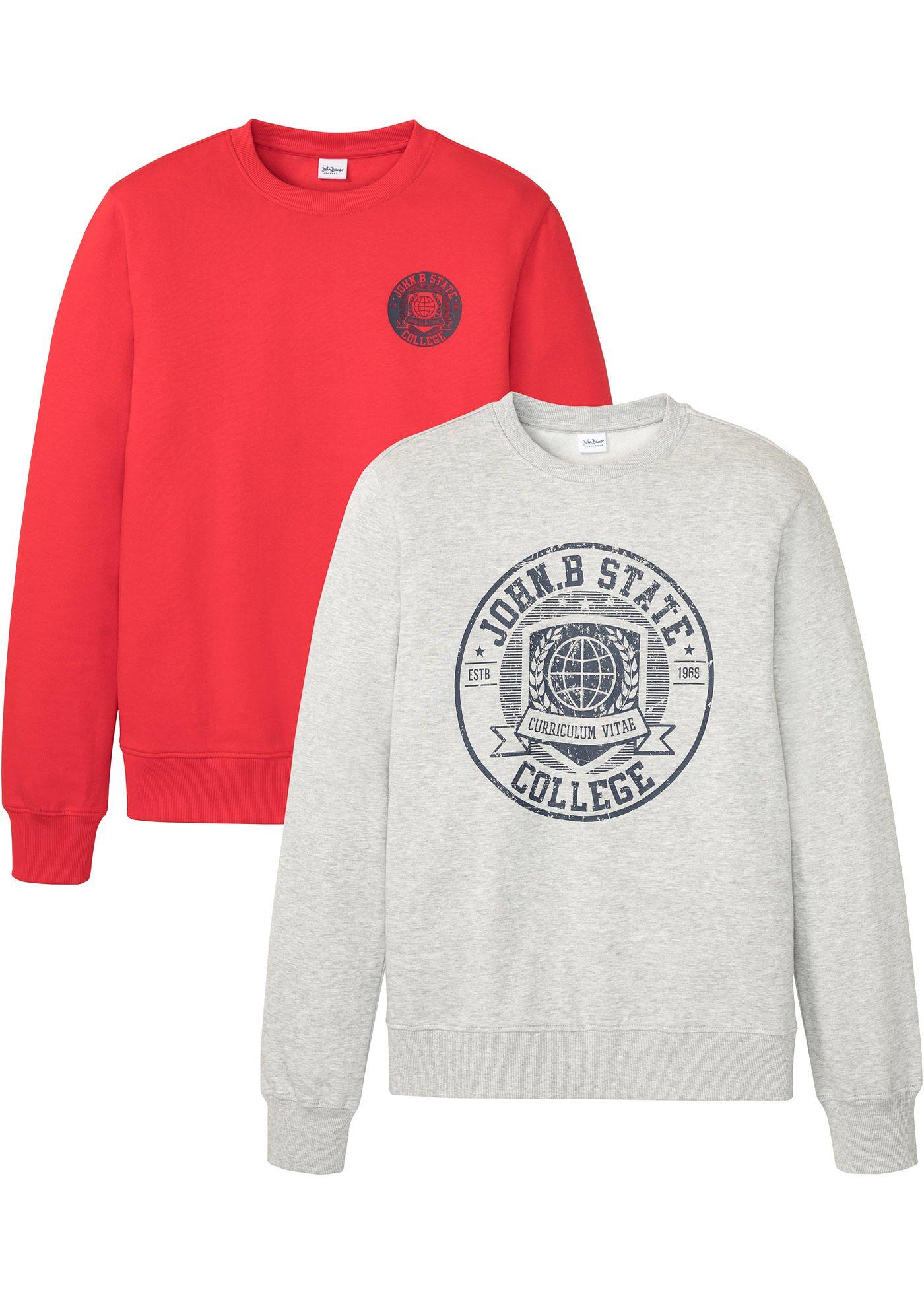 Lot de 2 sweat-shirts