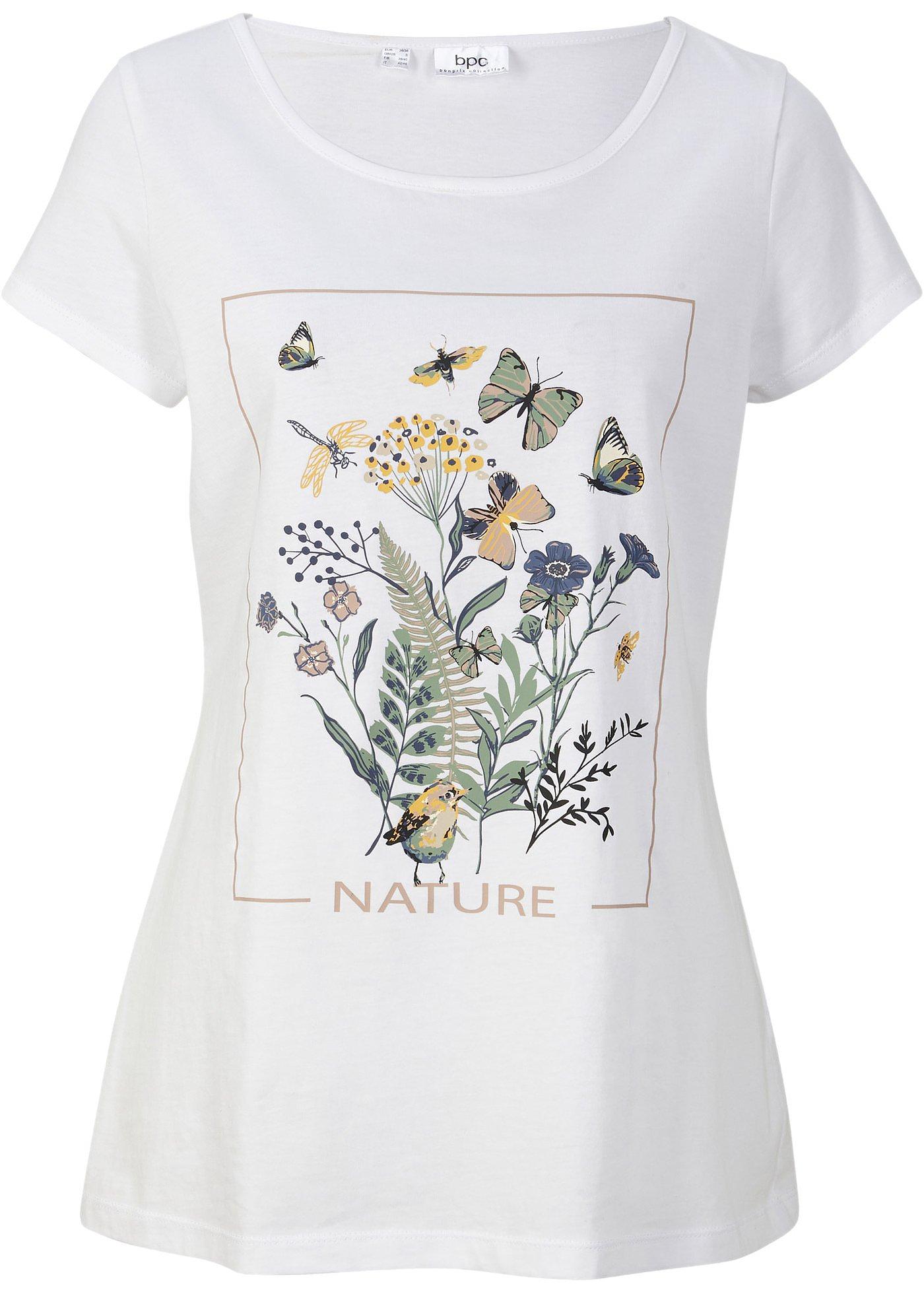 T-shirt coton avec imprimé