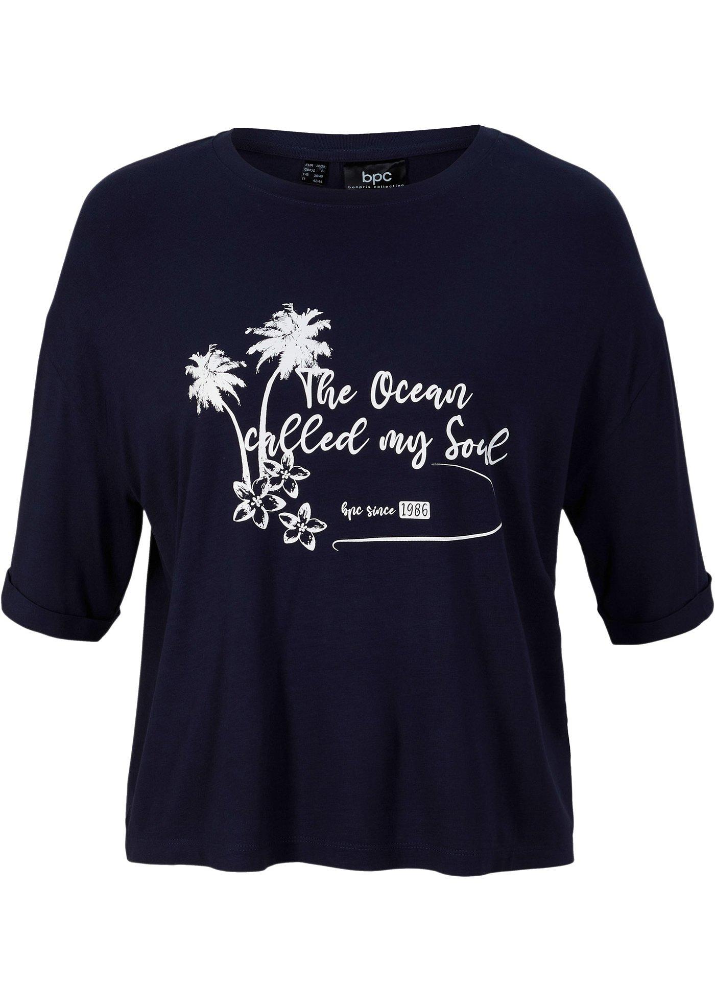 T-shirt anti-UV avec imprimé et viscose durable