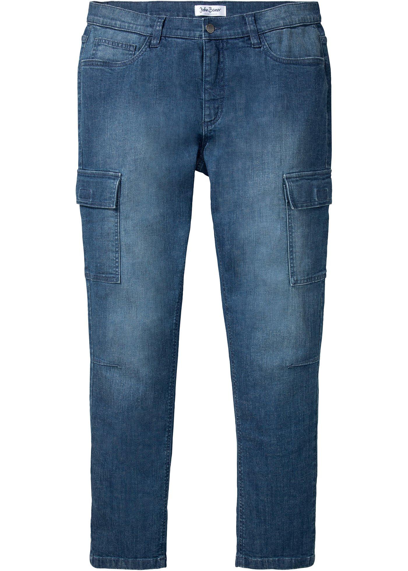 Jean extensible Cargo Regular Fit, Tapered