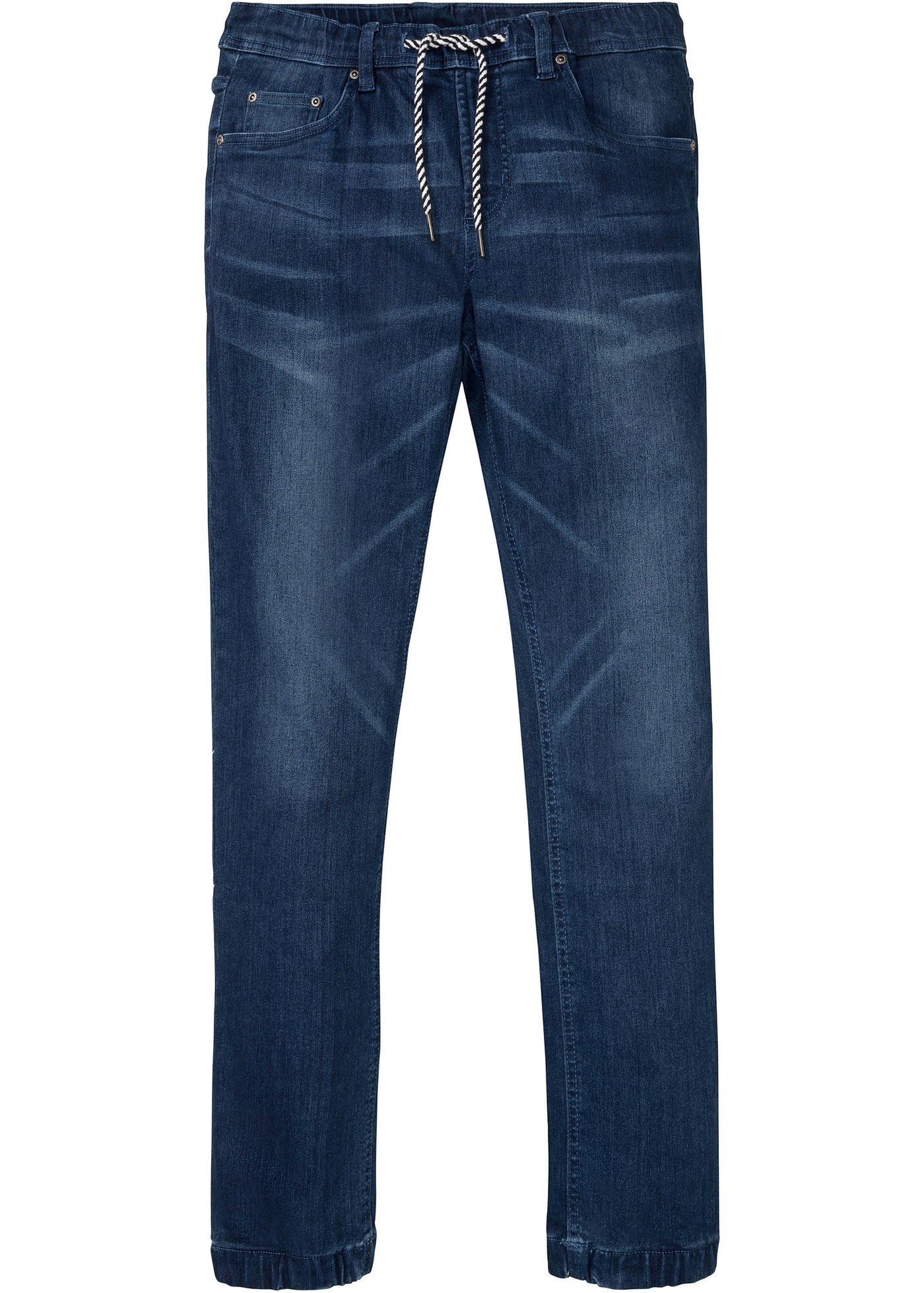 Jean à enfiler extensible Slim Fit, Straight