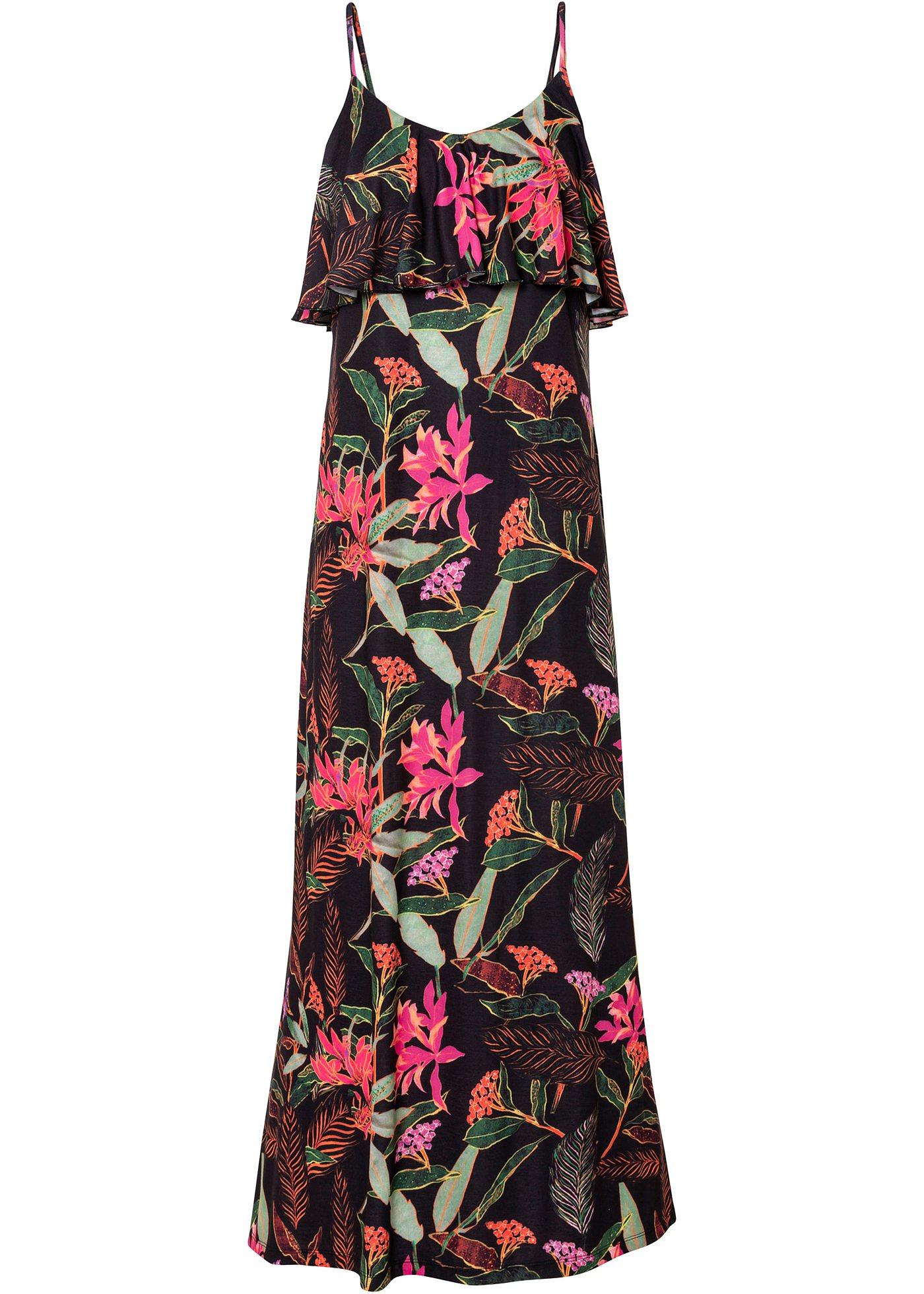 Robe longue imprimée