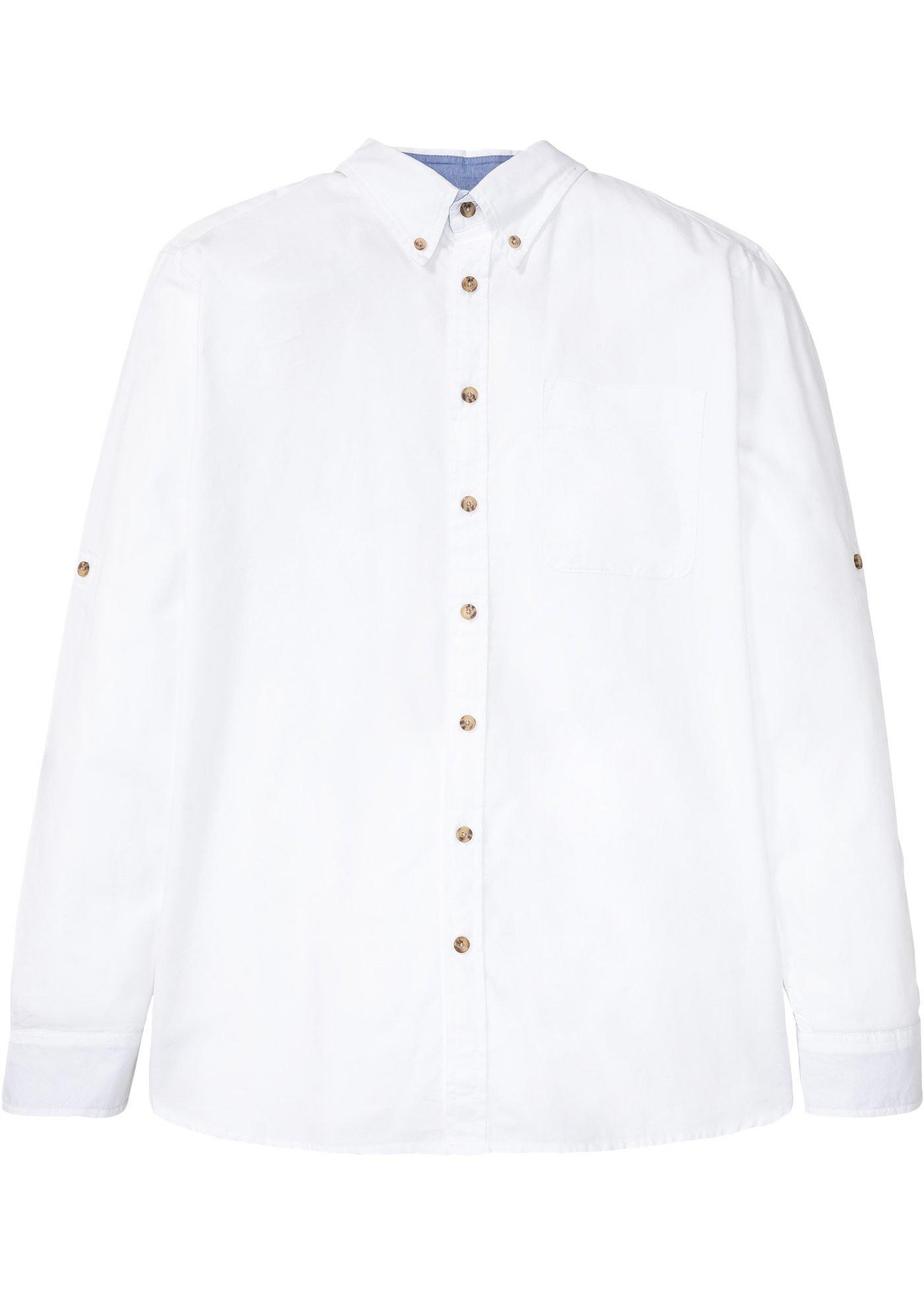 Chemise Oxford avec manches retroussables